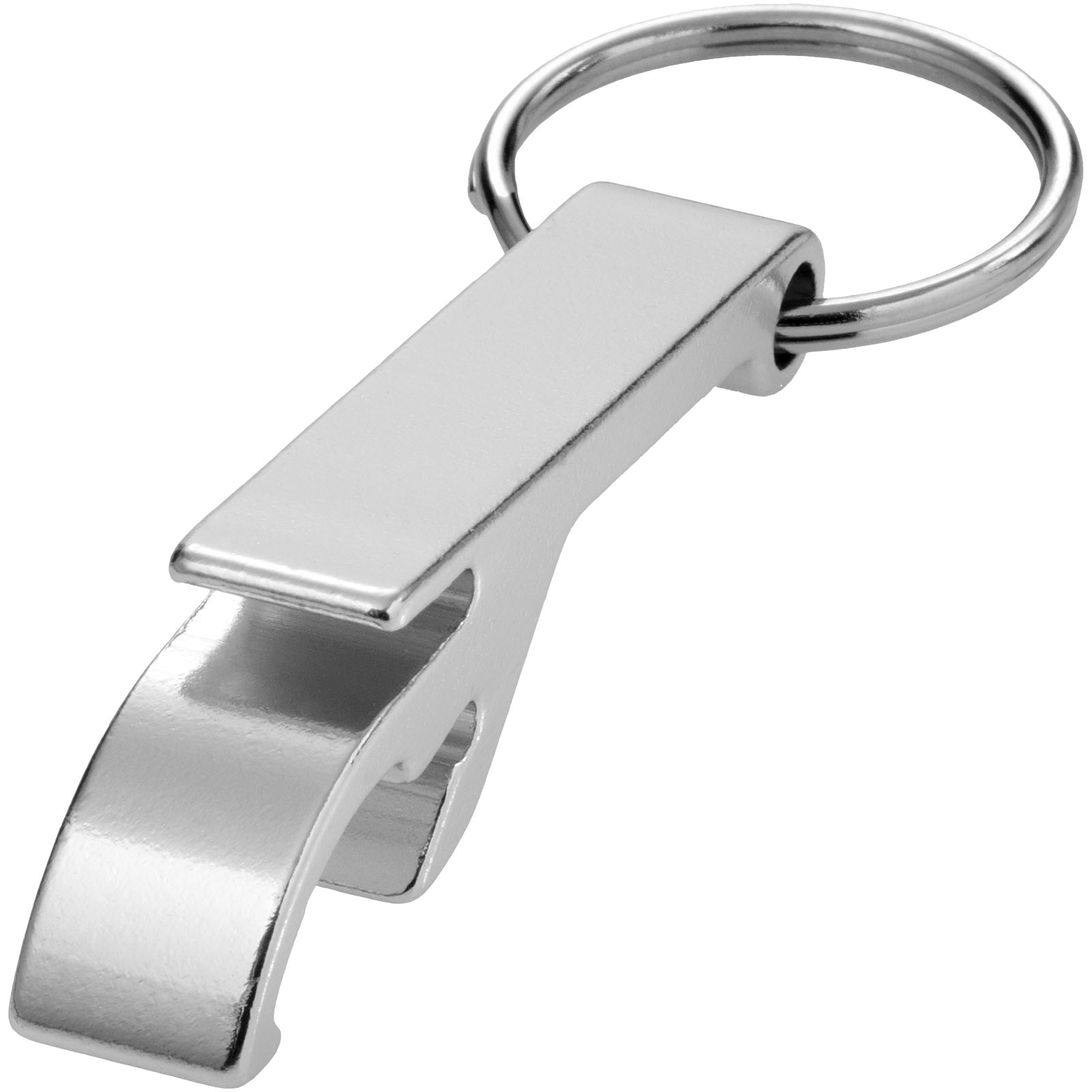 Tao Schlüsselanhänger mit Flaschen- und Dosenöffner silber