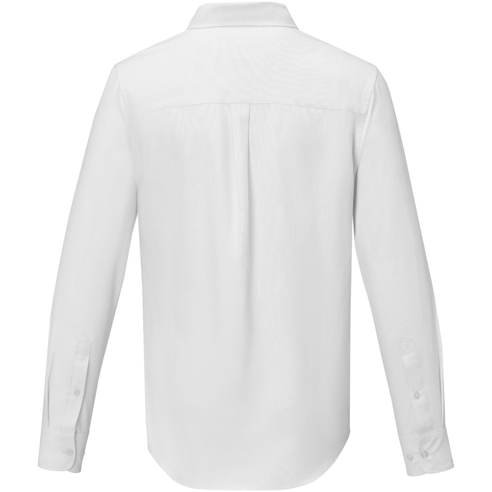 Pollux 130 g/m² Herrenhemd mit langen Ärmeln weiss
