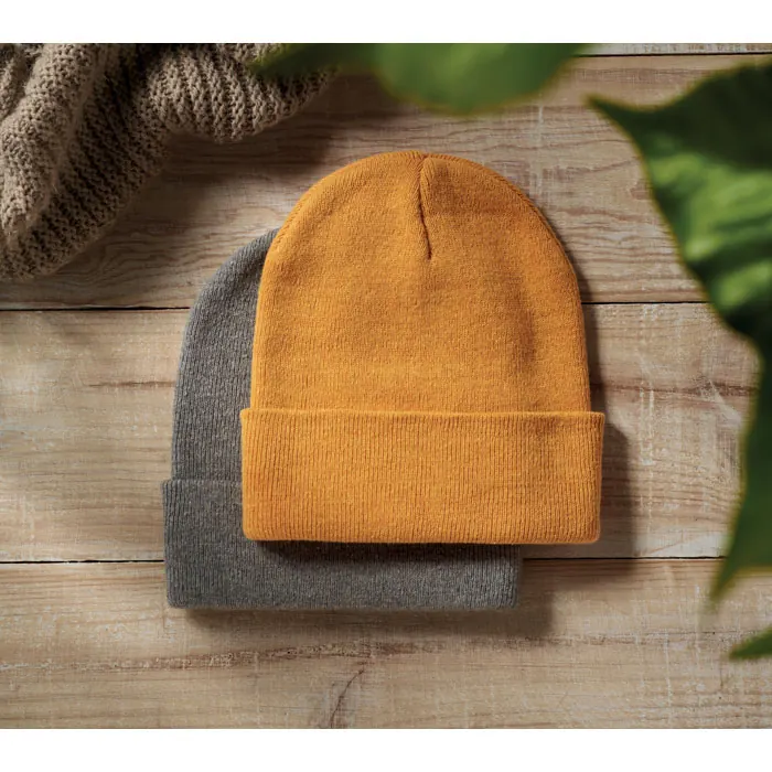 Beanie mit Bündchen