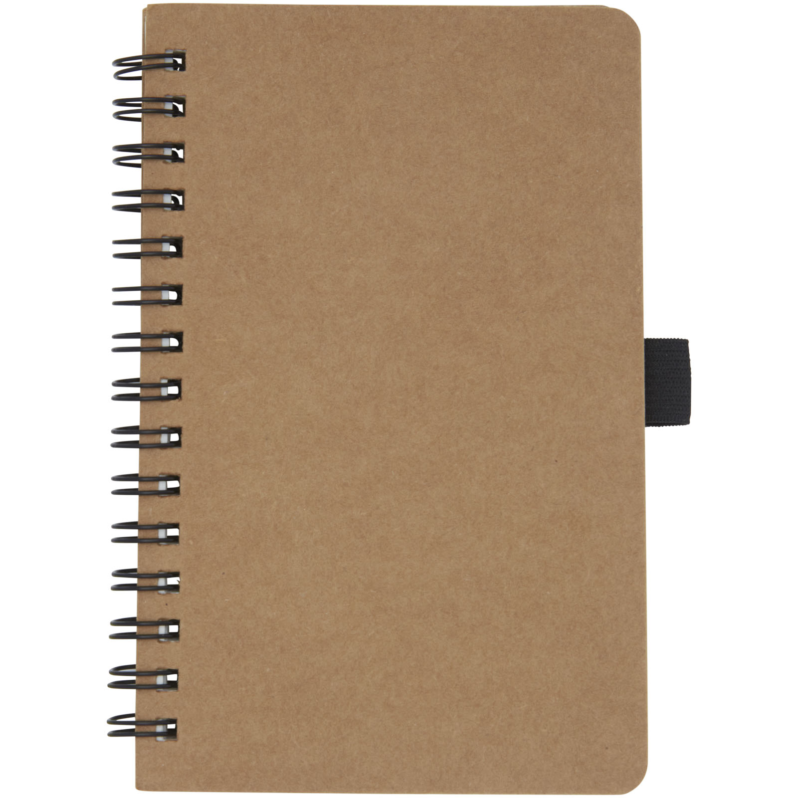 Cobble A6 Notizbuch mit Spiralbindung aus recyceltem Karton mit Steinpapier natur