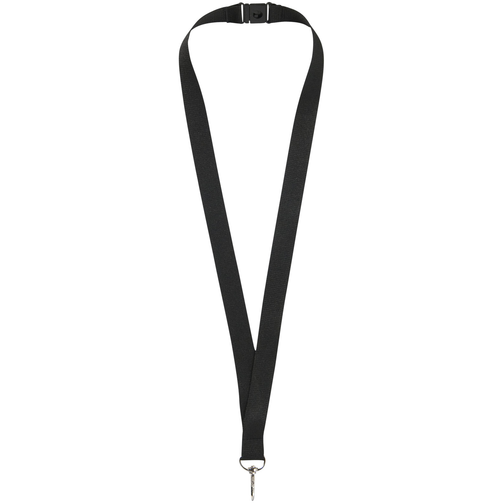 Lago Lanyard mit Sicherheitsverschluss schwarz