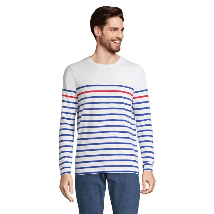 Herren-Langarm-T-Shirt Matelot