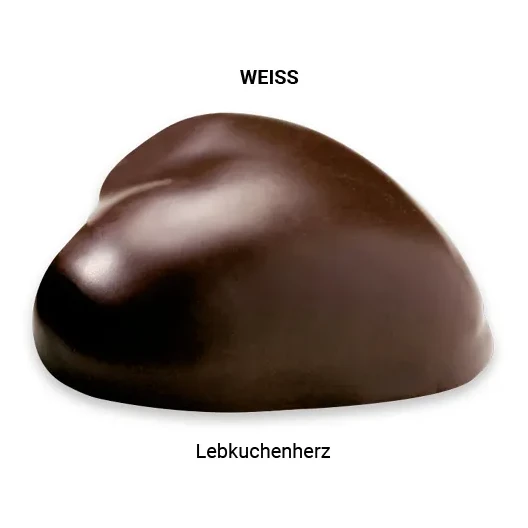 WEISS Lebkuchenherz, weißes recyclingfähiges PapierPlus Pro