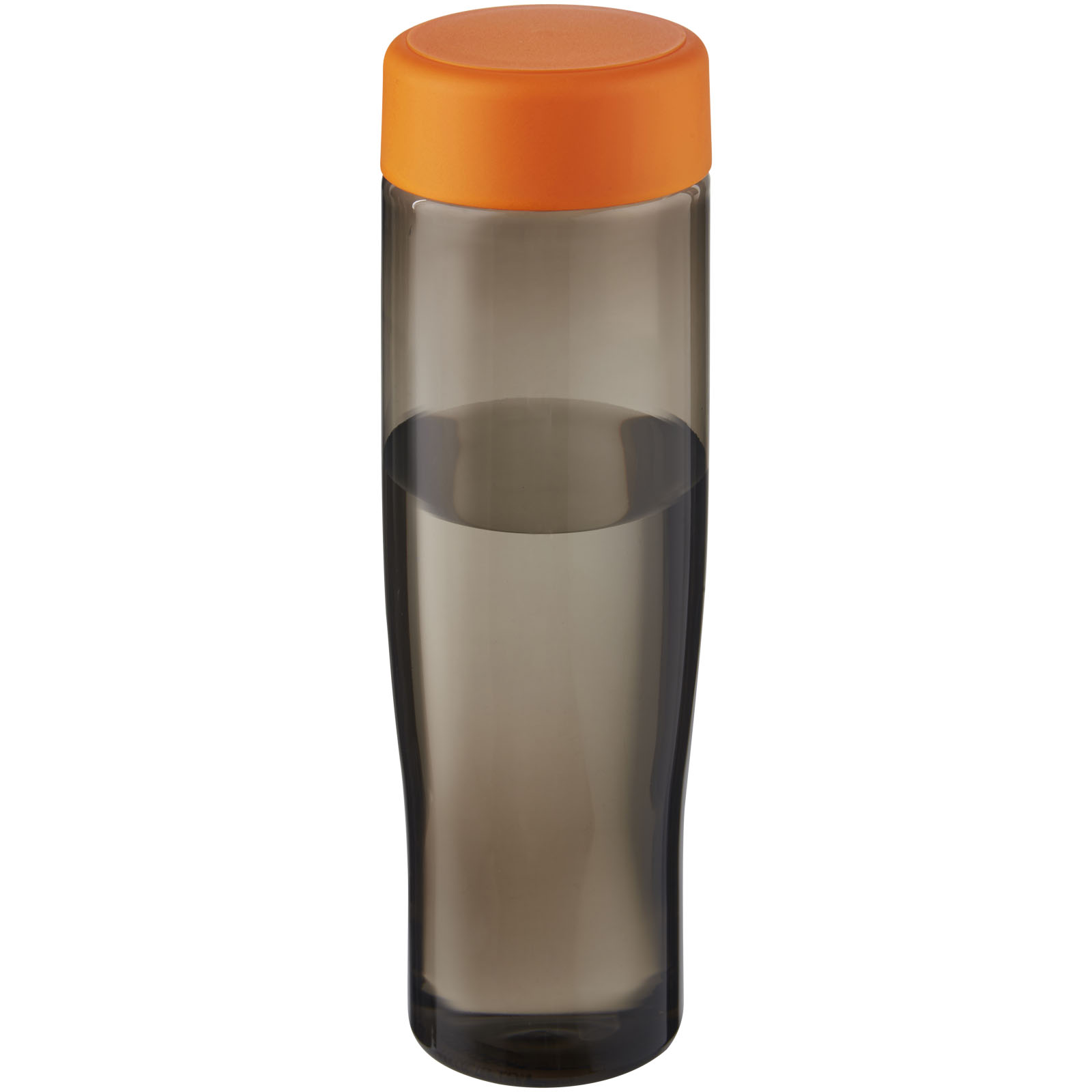 H2O Active® Eco Tempo 700 ml Wasserflasche mit Drehdeckel orange, kohle