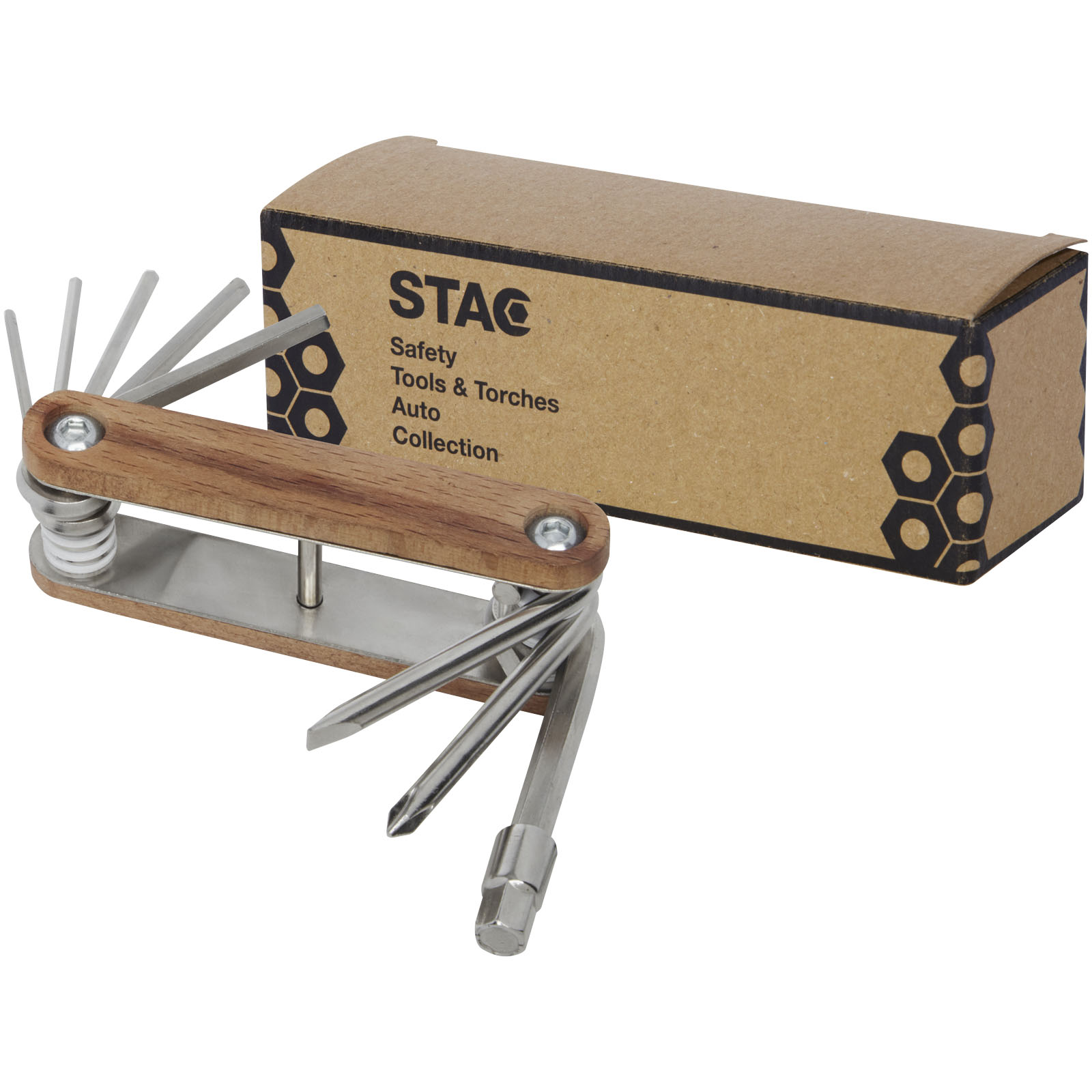 Fixie Fahrrad Multitool aus Holz holz