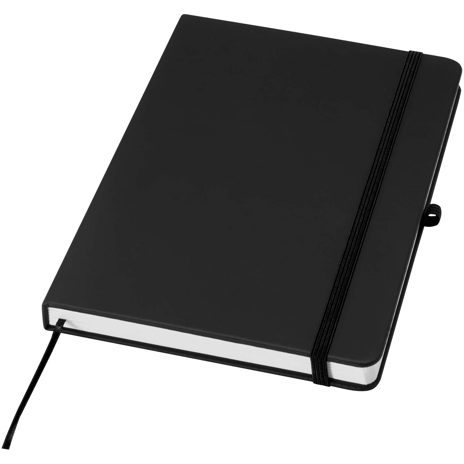 Spectrum A5 Notizbuch mit Hardcover aus recyceltem Material schwarz