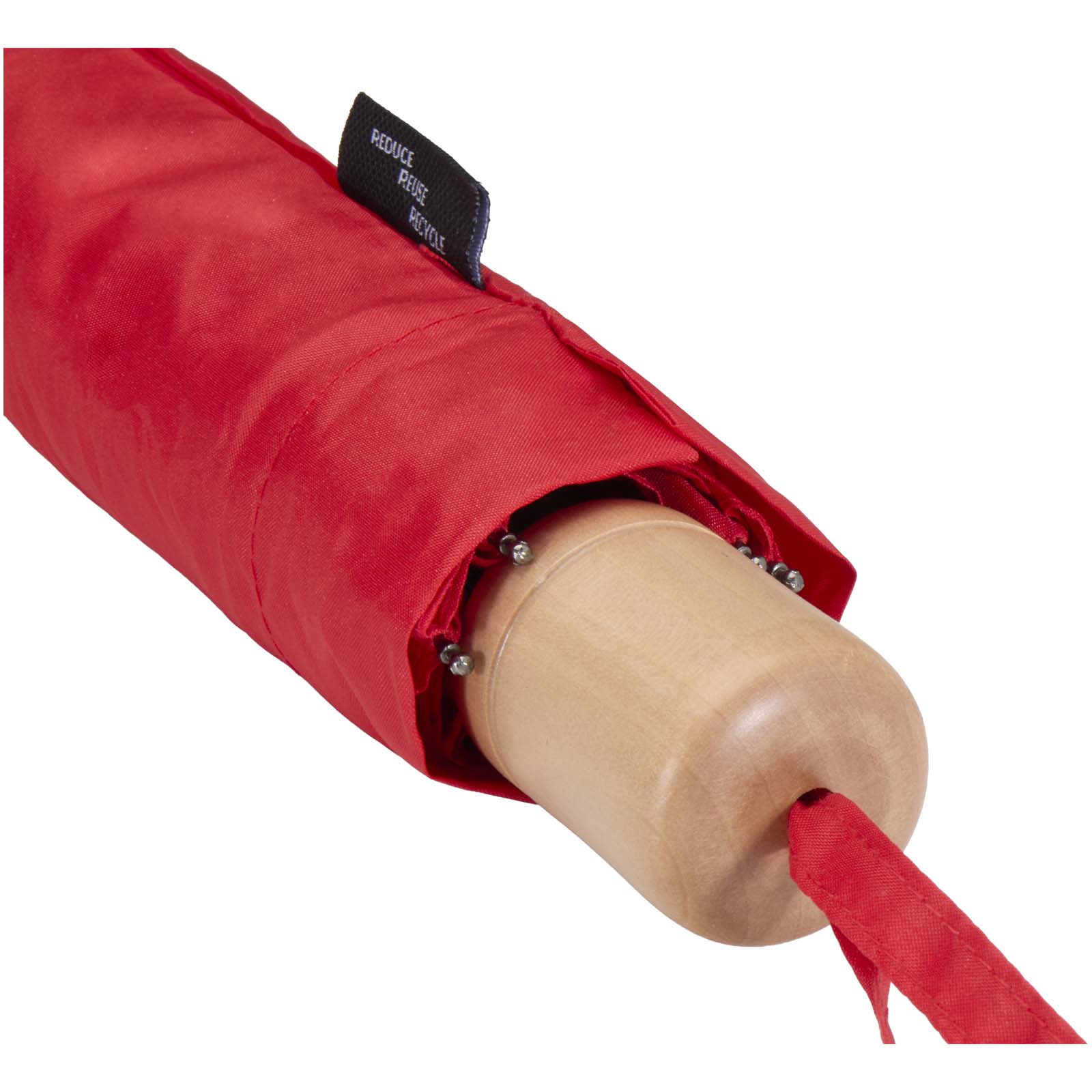 Dane 21" RPET Kompaktregenschirm rot