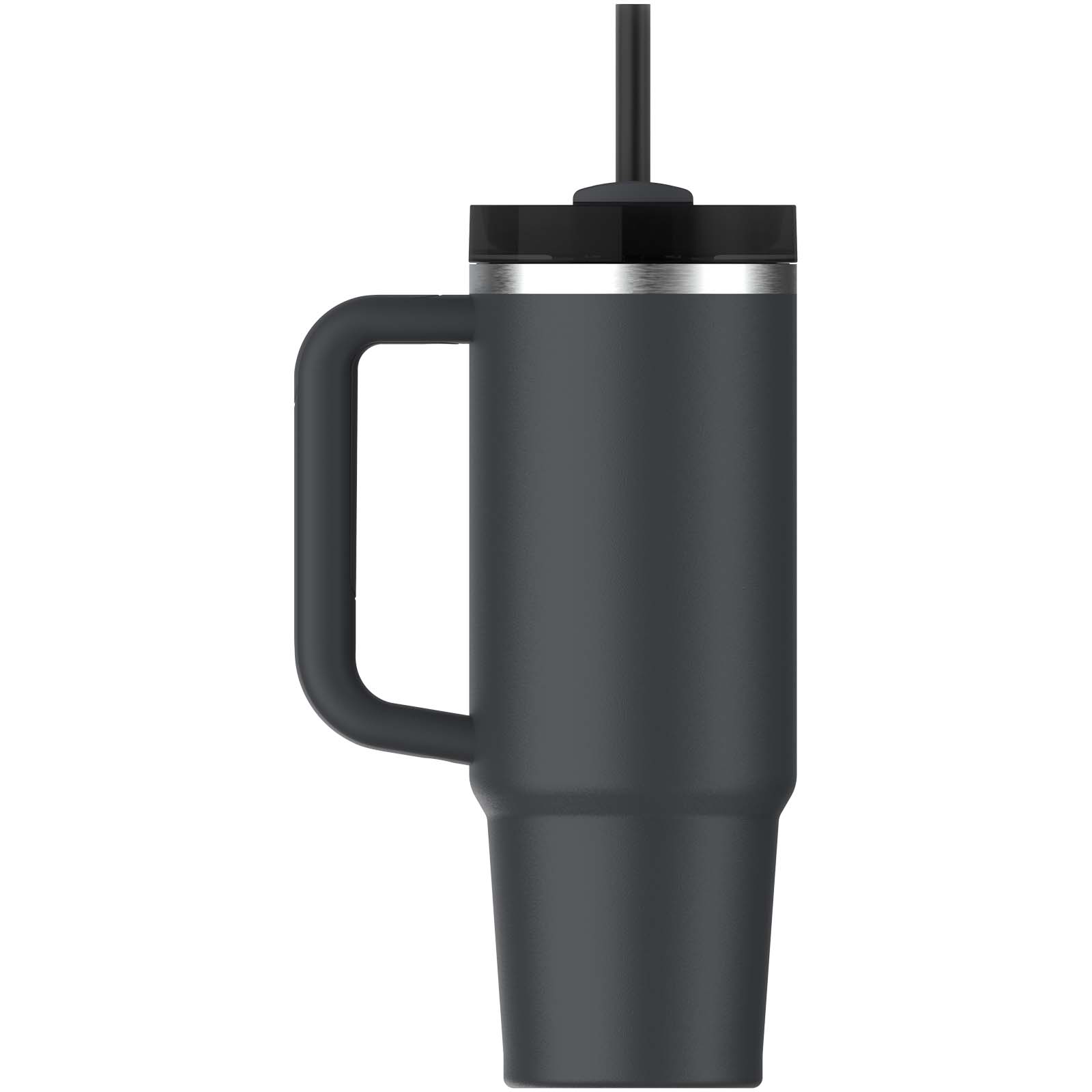 Stanley Quencher® H2.0 FlowState™ 890 ml Thermobecher aus recyceltem Edelstahl schwarz