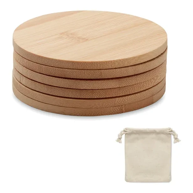 Untersetzer-Set Bambus