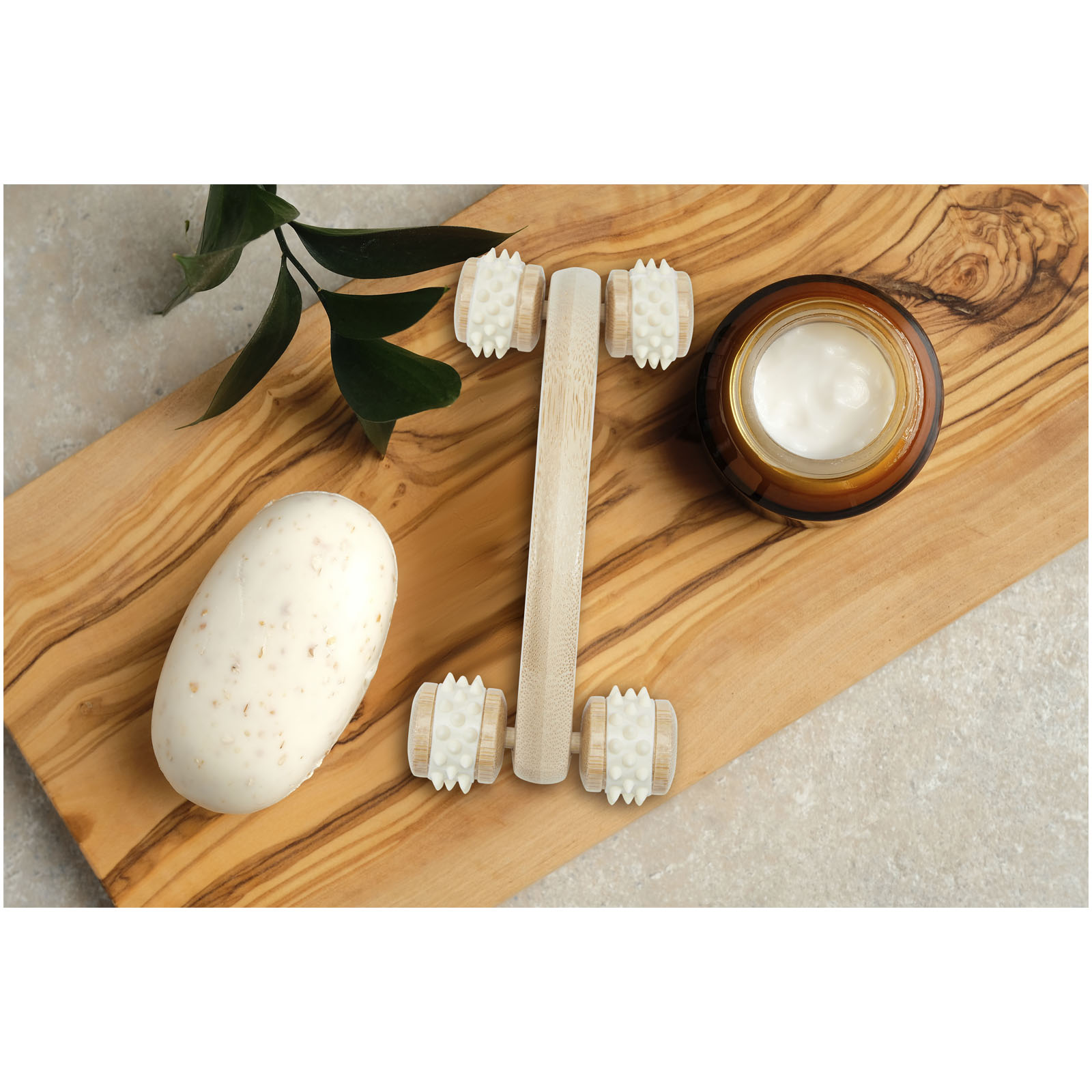 Volu Massagegerät aus Bambus natural