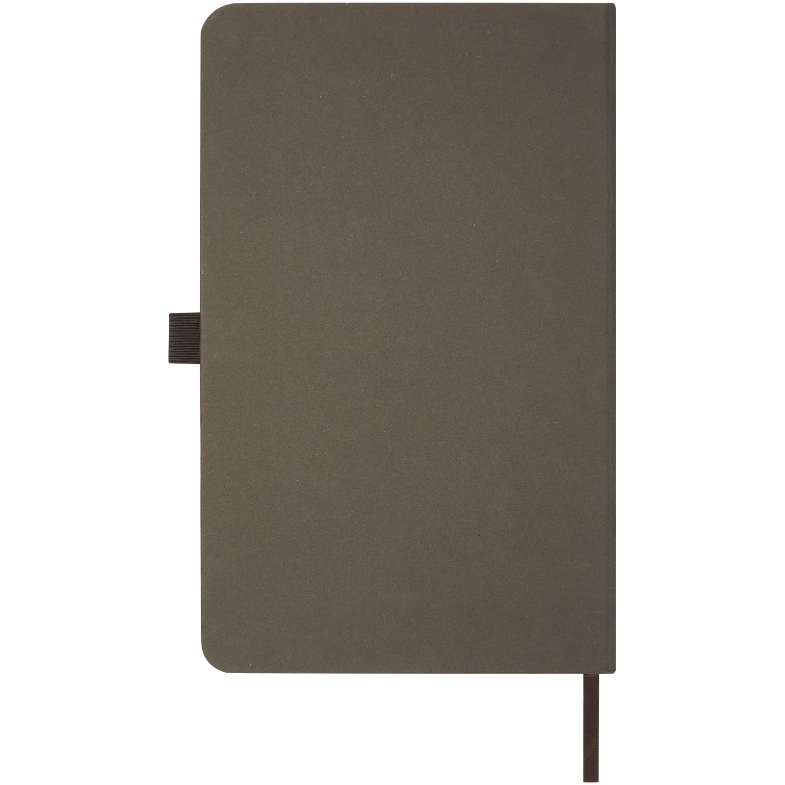 Fabianna Hardcover Notizbuch aus Crush-Papier kaffeebraun