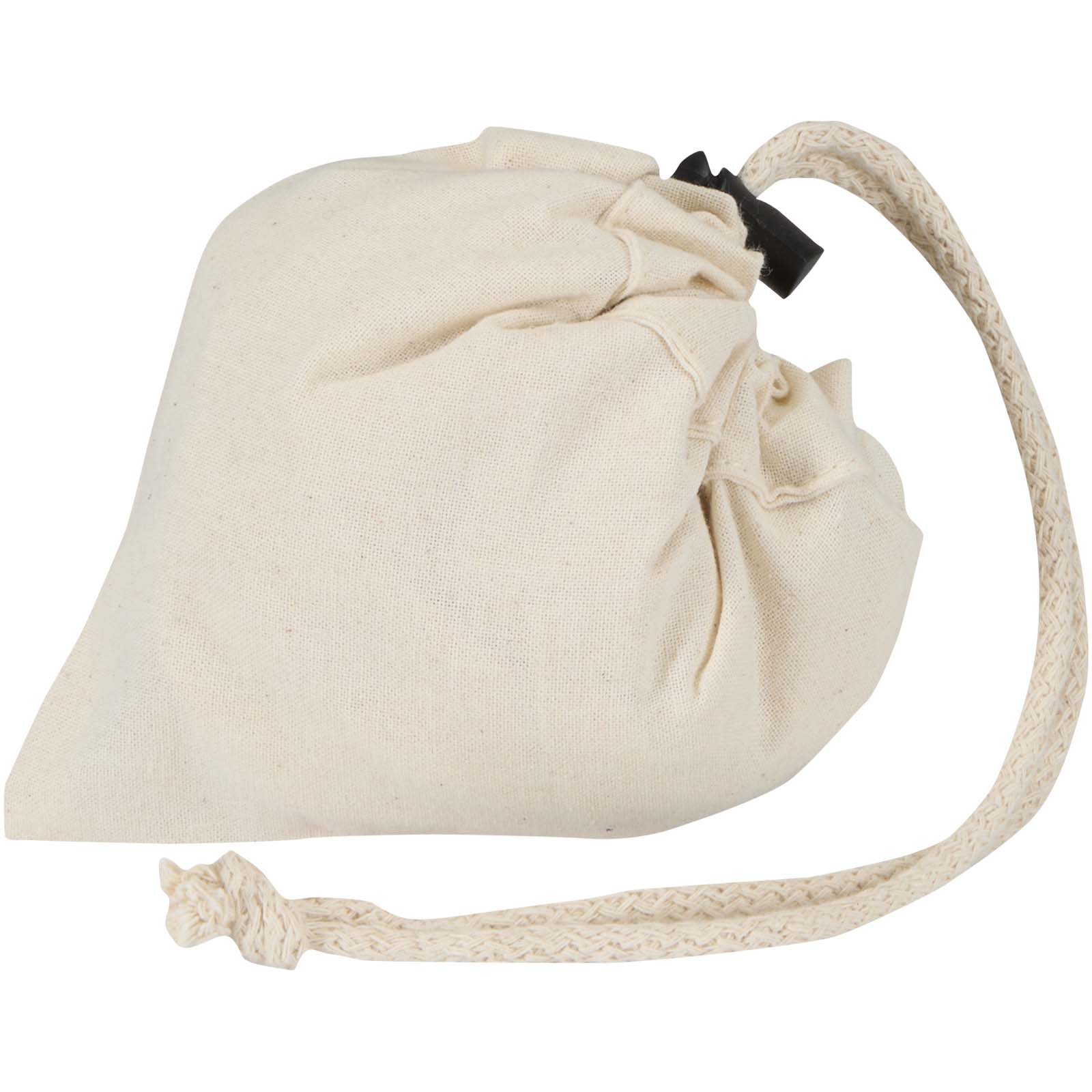 Madras Blend 140 g/m², GRS-zertifizierte, faltbare Baumwoll Tragetasche, 7 l natur