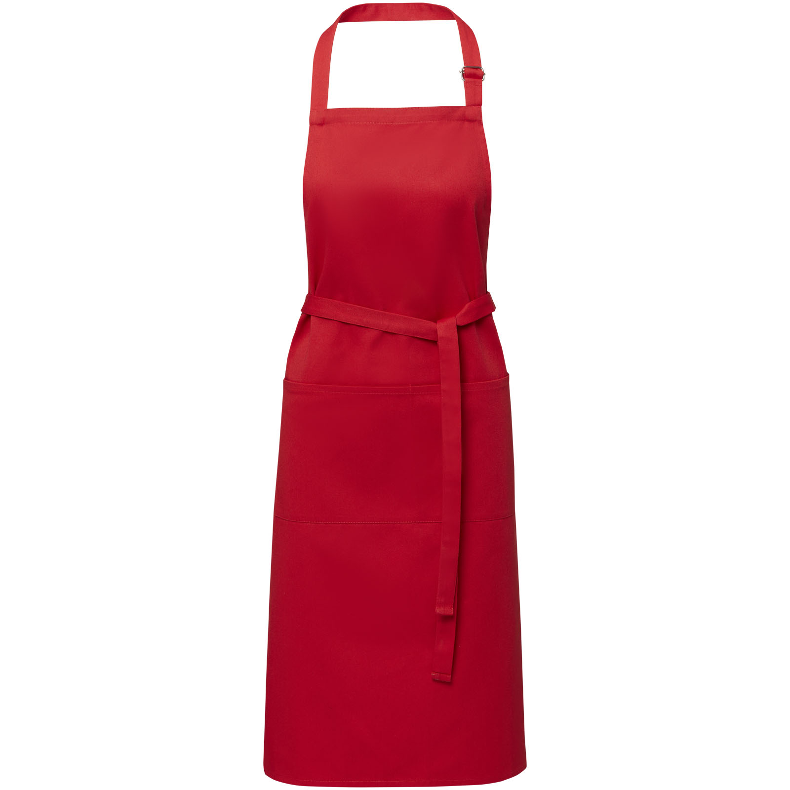 Andrea 240 g/m² Schürze mit verstellbarem Nackenband rot