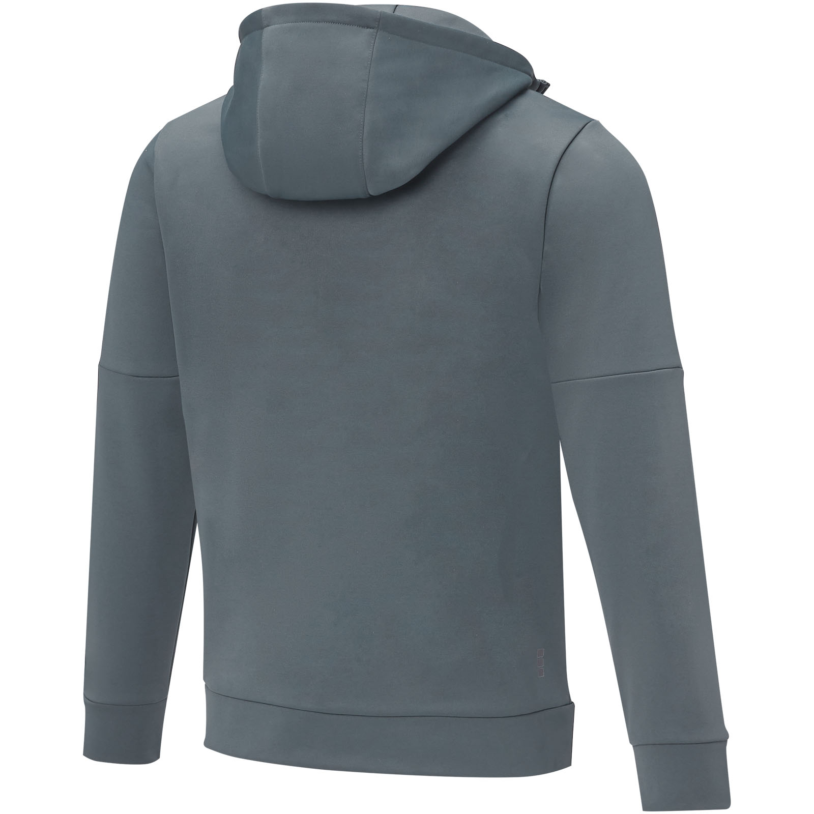 Sayan Kapuzenpullover mit halbem Reißverschluss für Herren stahlgrau