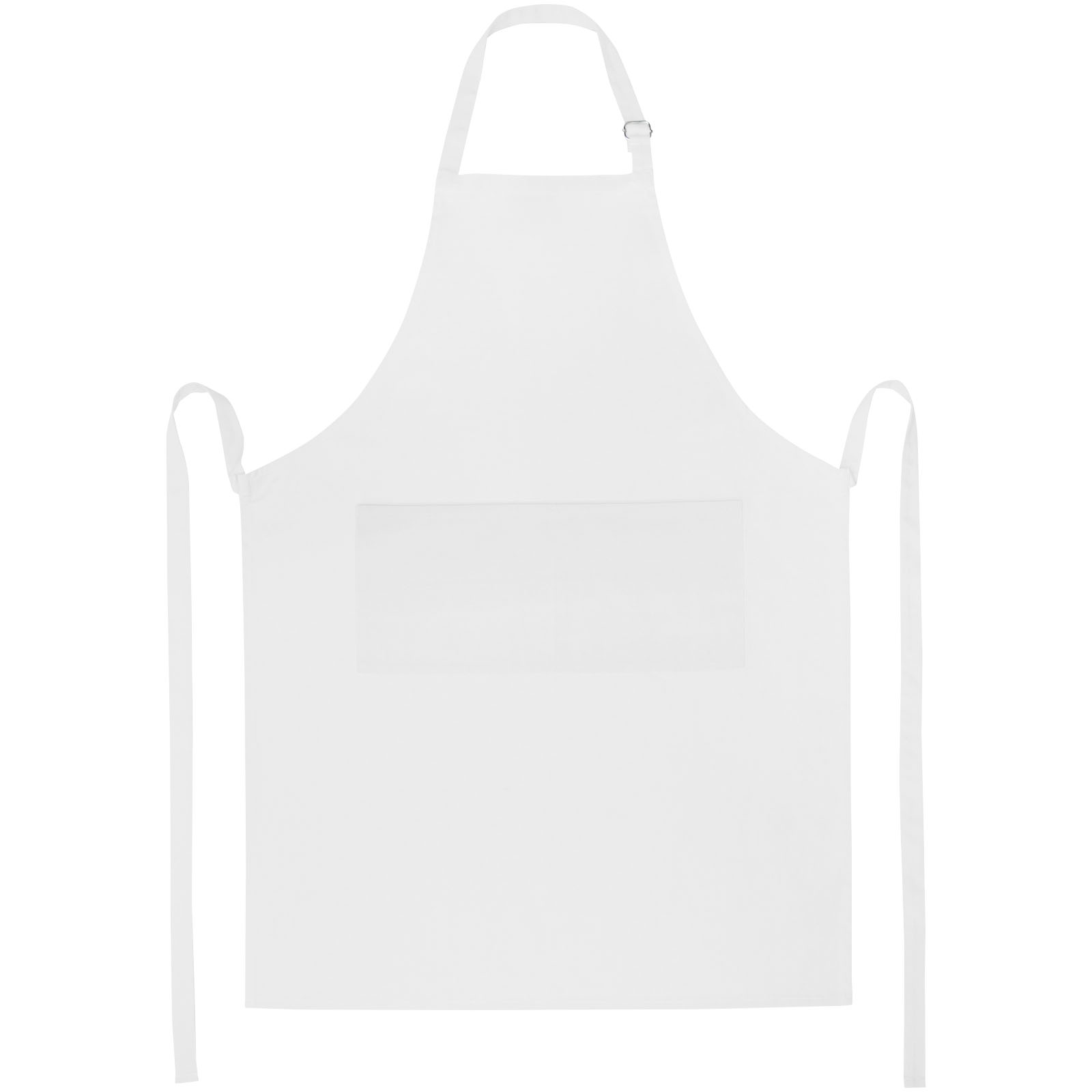 Andrea 240 g/m² Schürze mit verstellbarem Nackenband weiss