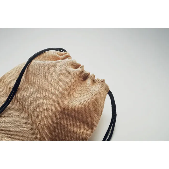 Jute Beutel mit Kordelzug