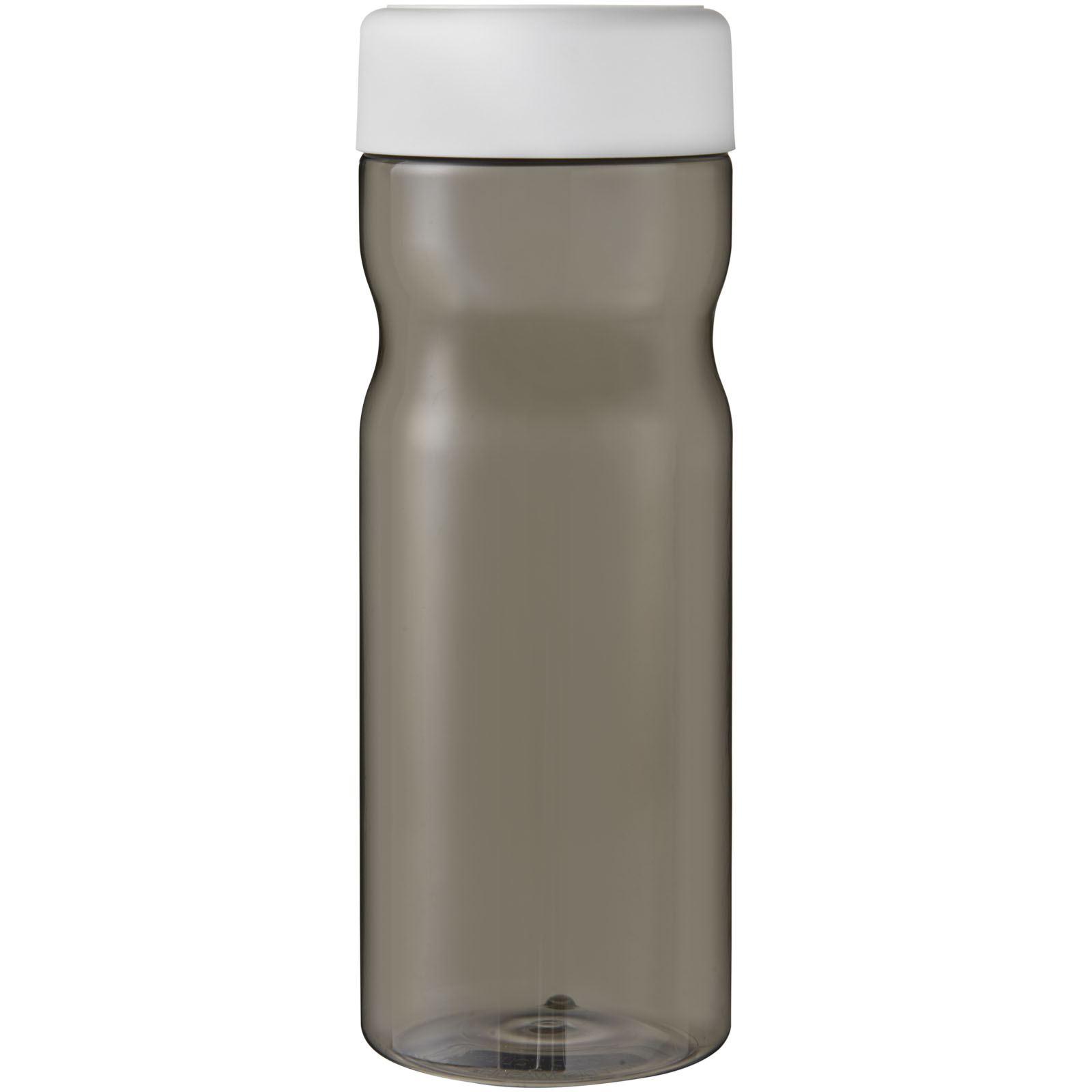 H2O Active® Eco Base 650 ml Sportflasche mit Drehdeckel kohle, weiss