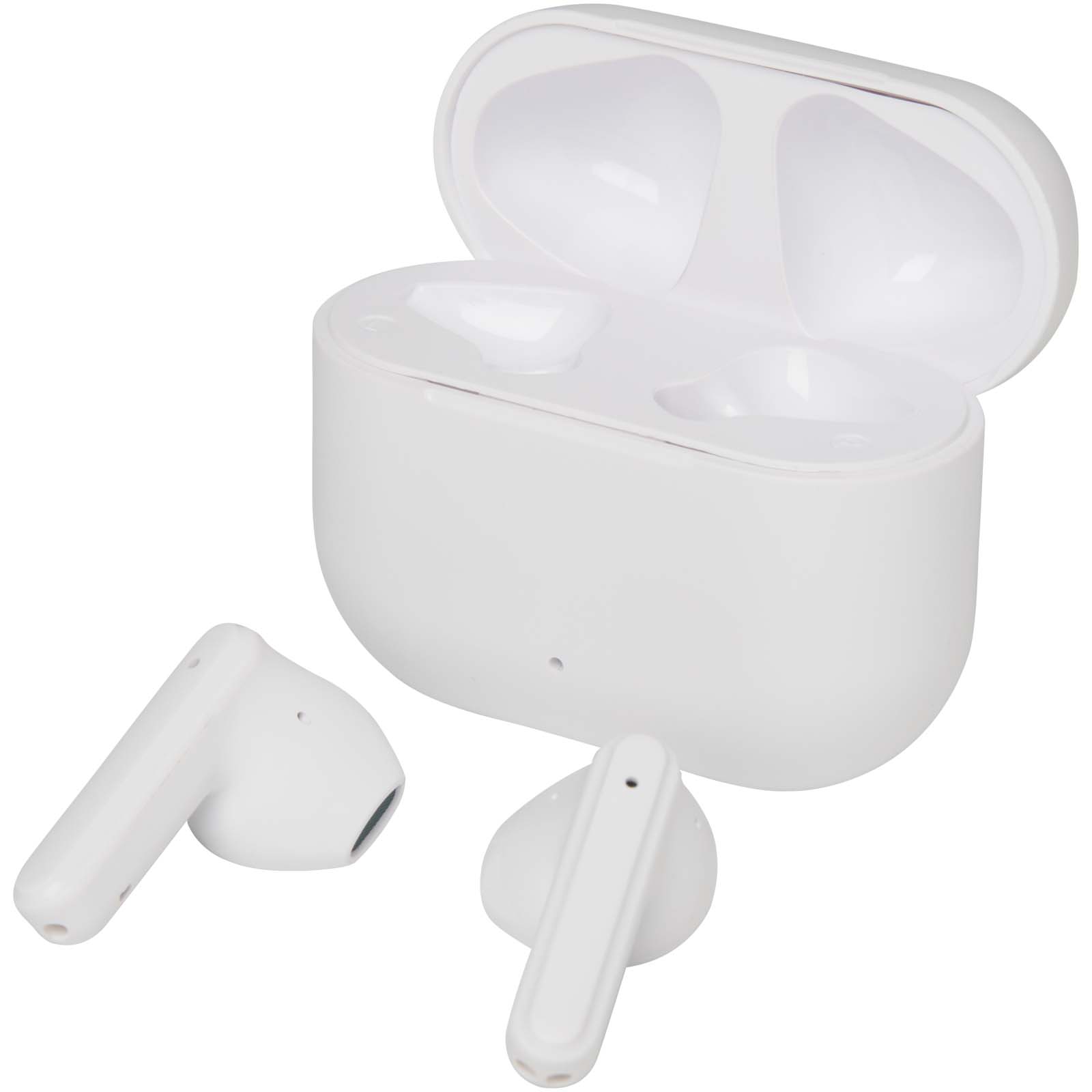 Altais True Wireless Bluetooth® Headset aus recyceltem Kunststoff weiss