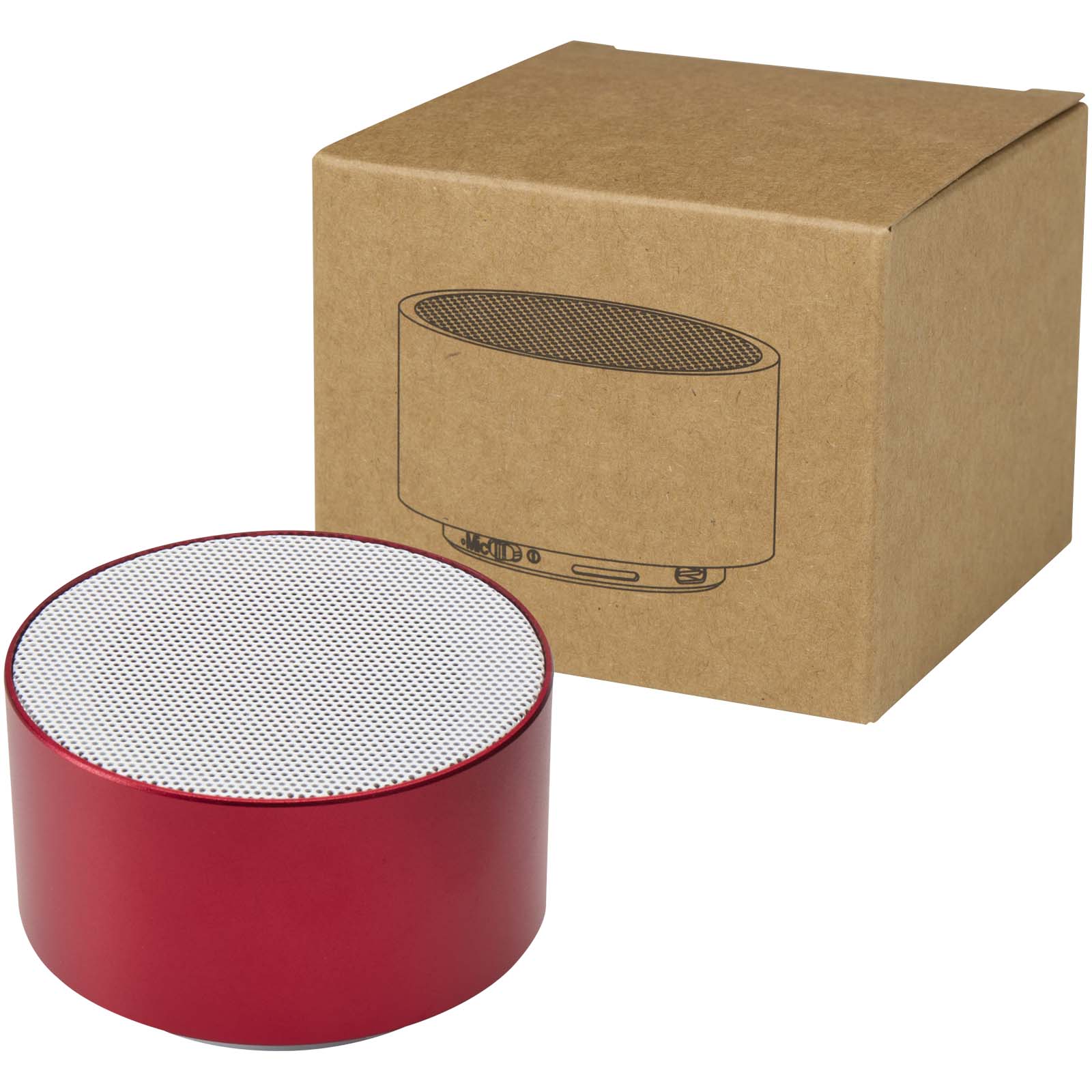 Ankaa 3 W Bluetooth® Lautsprecher aus recyceltem Aluminium rot
