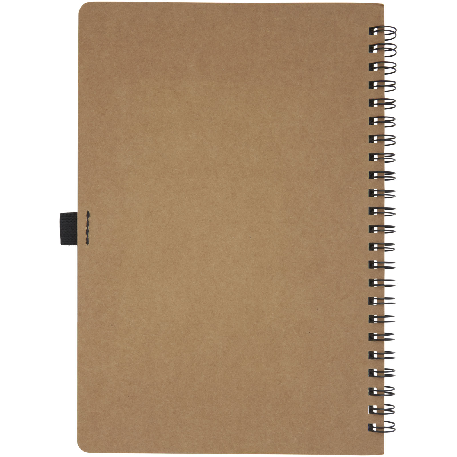 Cobble A5 Notizbuch mit Spiralbindung aus recyceltem Karton mit Steinpapier natur