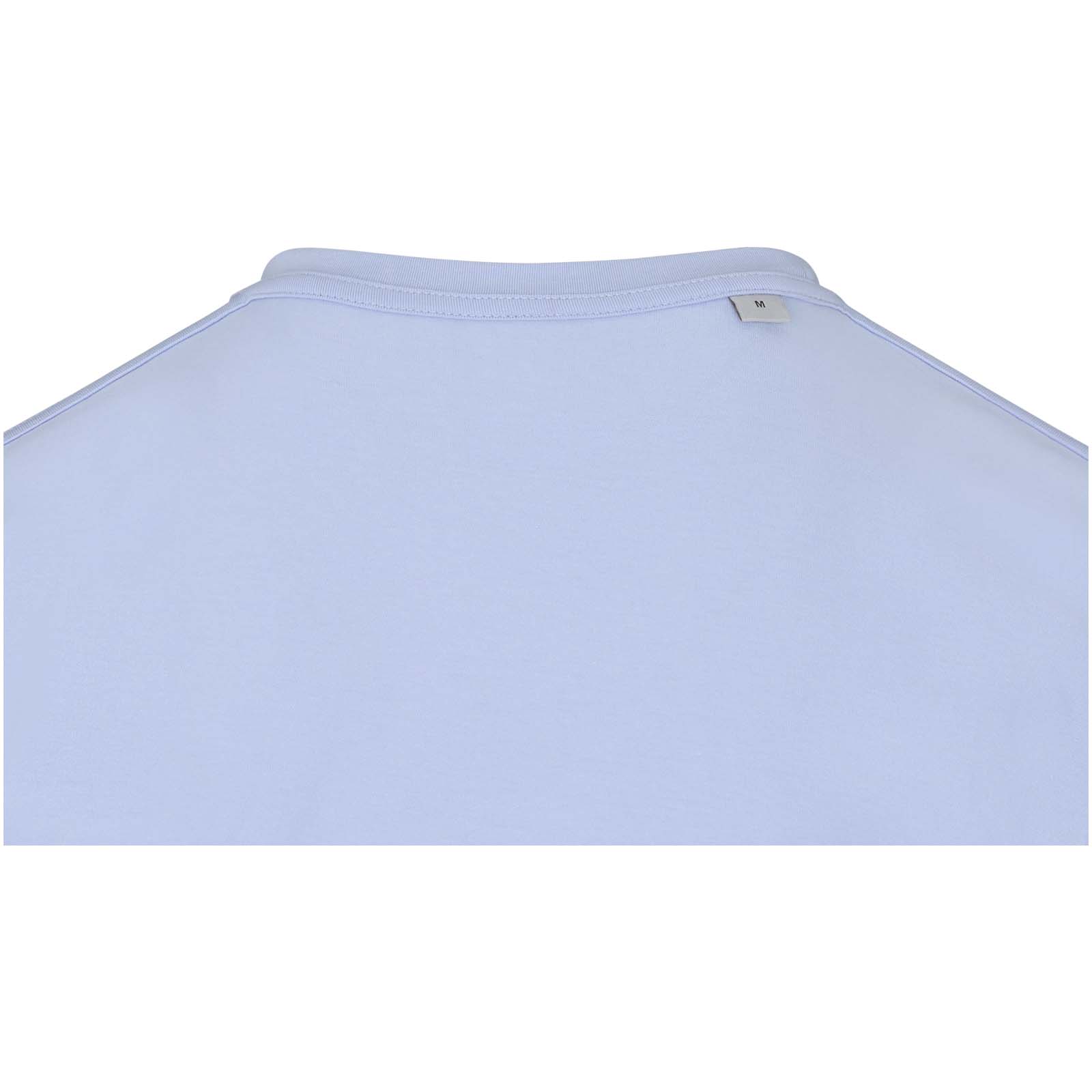 Balfour 200 g/m² Kurzärmeliges T-Shirt V-Ausschnitt Bio Baumwolle (OCS), unisex Nebelblau