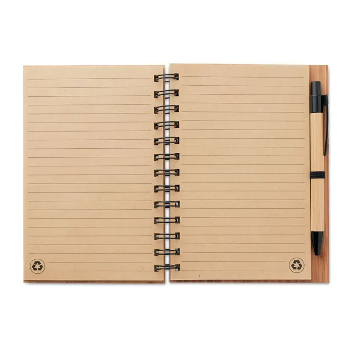 Notizbuch Bambusdeckel
