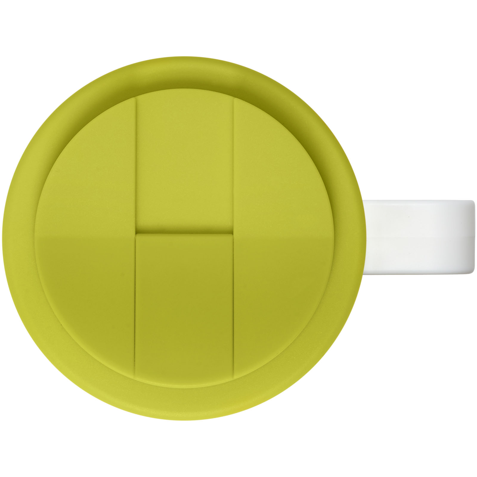 Brite-Ameriano® Grande 350 ml Isolierbecher mit auslaufsicherem Schraubverschluss weiss, limone