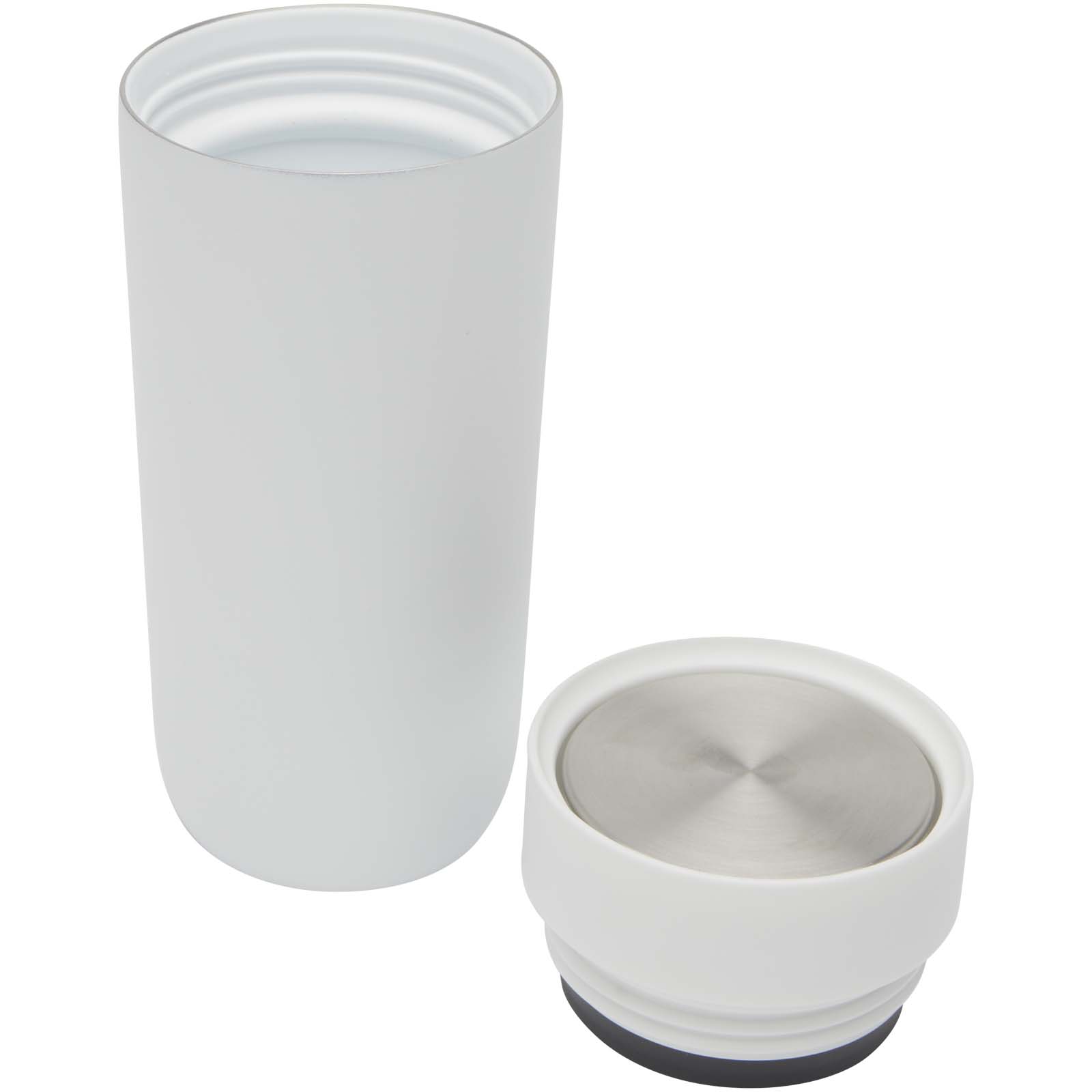 Camden 350 ml RCS-zertifizierter Becher aus Edelstahl mit Keramikauskleidung weiss