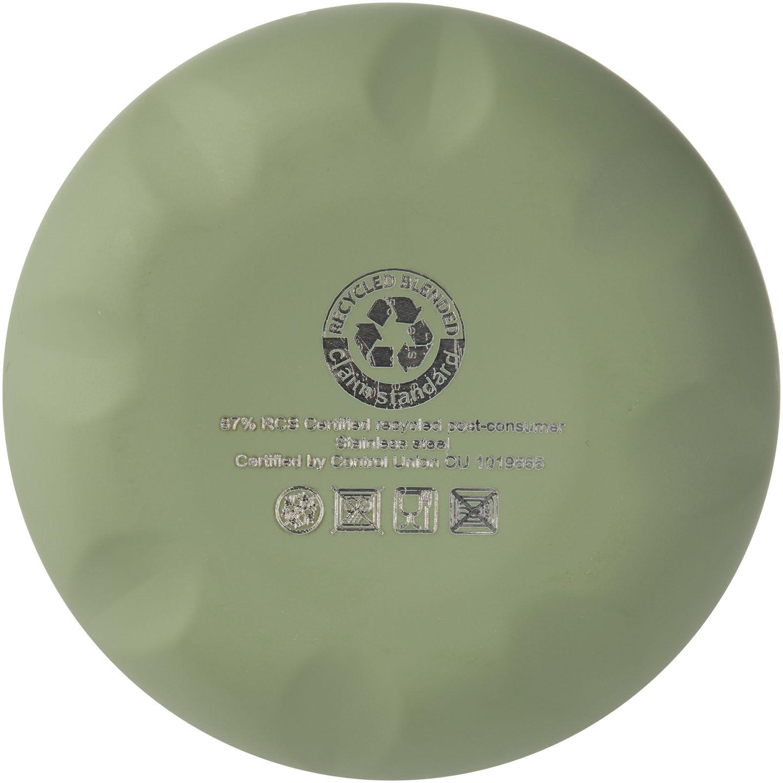 Cove 500 ml RCS-zertifizierte vakuumisolierte Edelstahlflasche heather grün