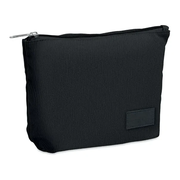 Kosmetiktasche Kord-Polyester