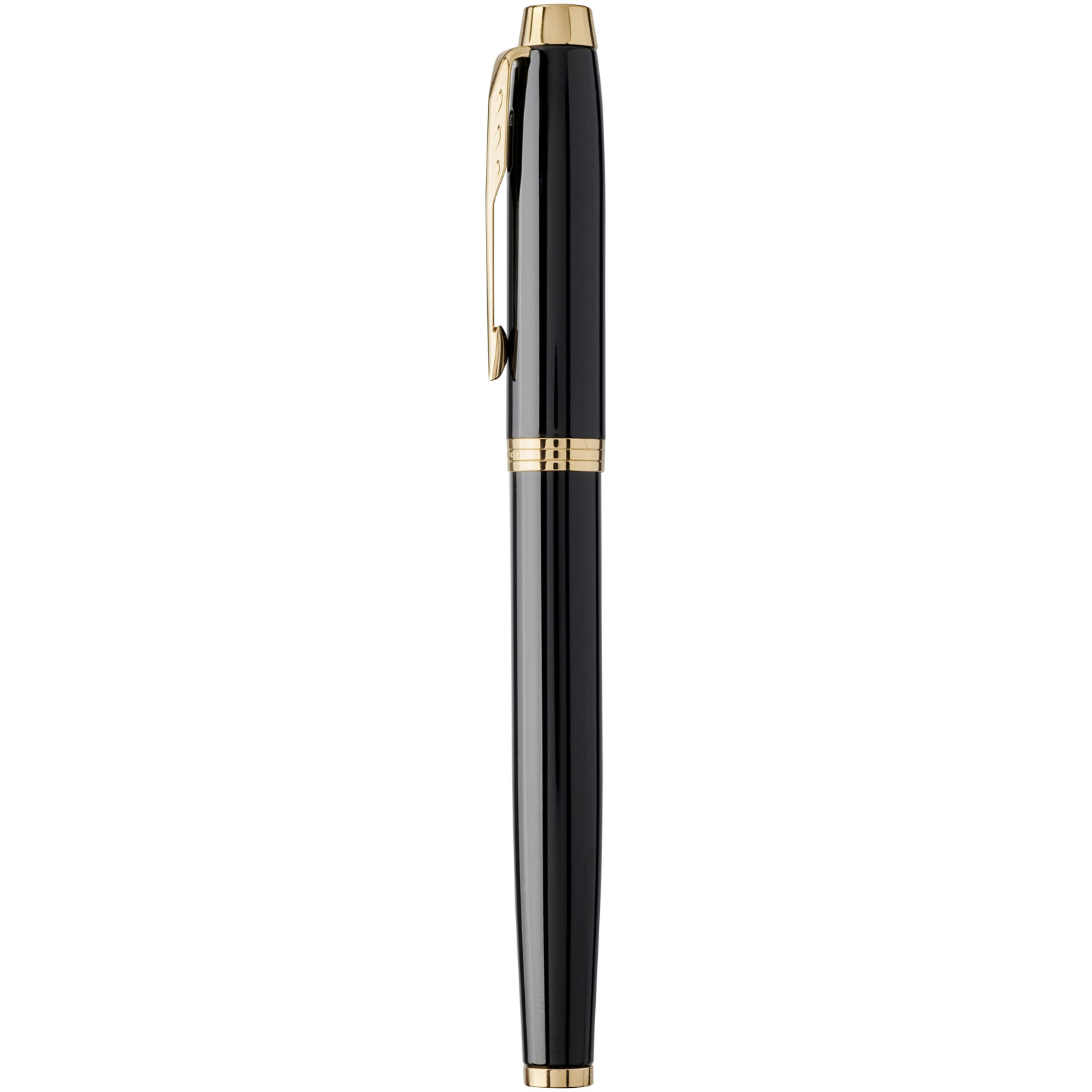 Parker IM Füllfederhalter (blaue Mine) schwarz, gold