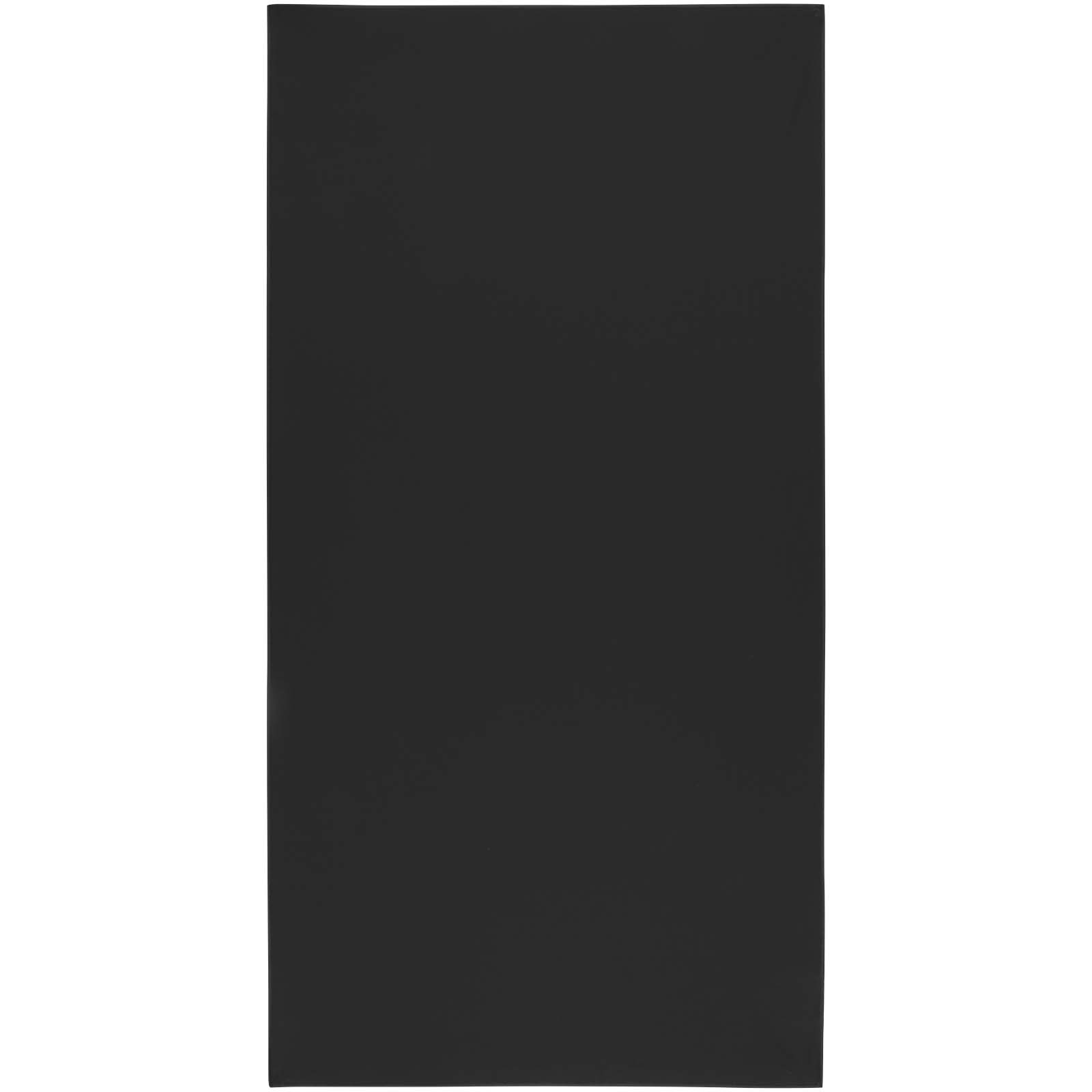 Lucas RPET Sporthandtuch 50 × 100 cm schwarz