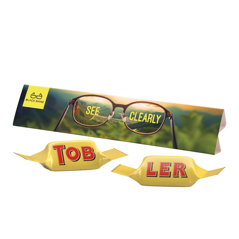 Werbedreieck Long, Toblerone Riegel 35 g