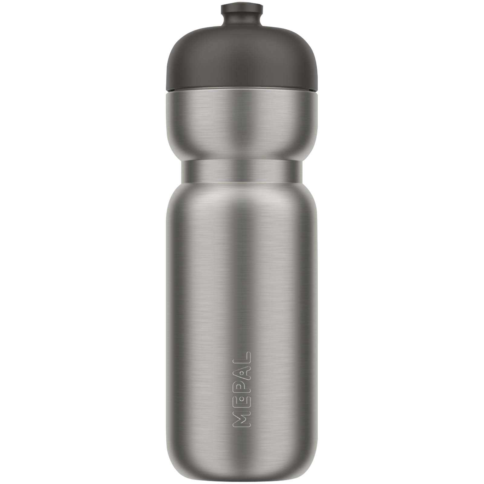 Mepal Pull 800 ml Edelstahl Sportflasche schwarz