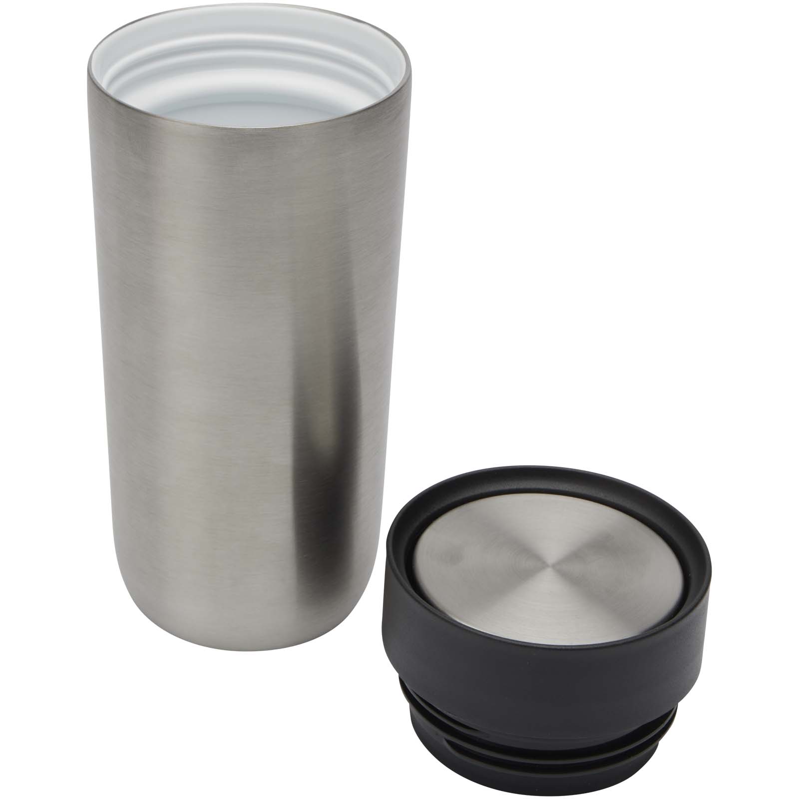 Camden 350 ml RCS-zertifizierter Becher aus Edelstahl mit Keramikauskleidung silber