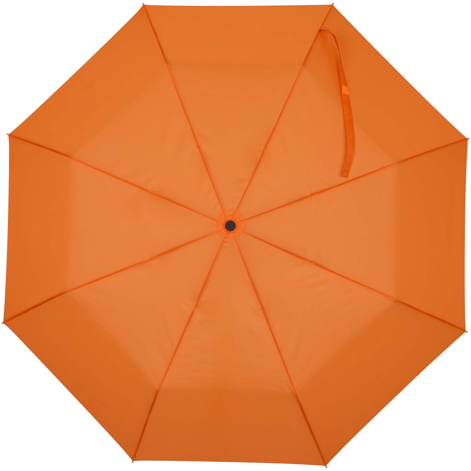 Aaron 23'' faltbarer manueller Regenschirm orange