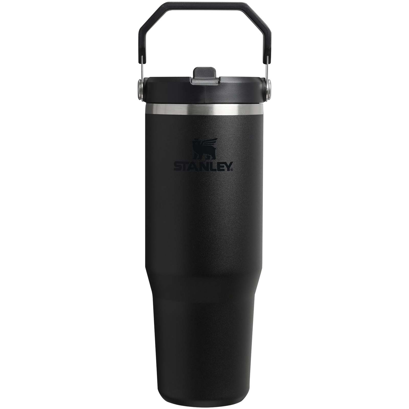 Stanley IceFlow™ 2.0 890 ml Thermobecher aus Edelstahl mit Flip Strohhalm schwarz