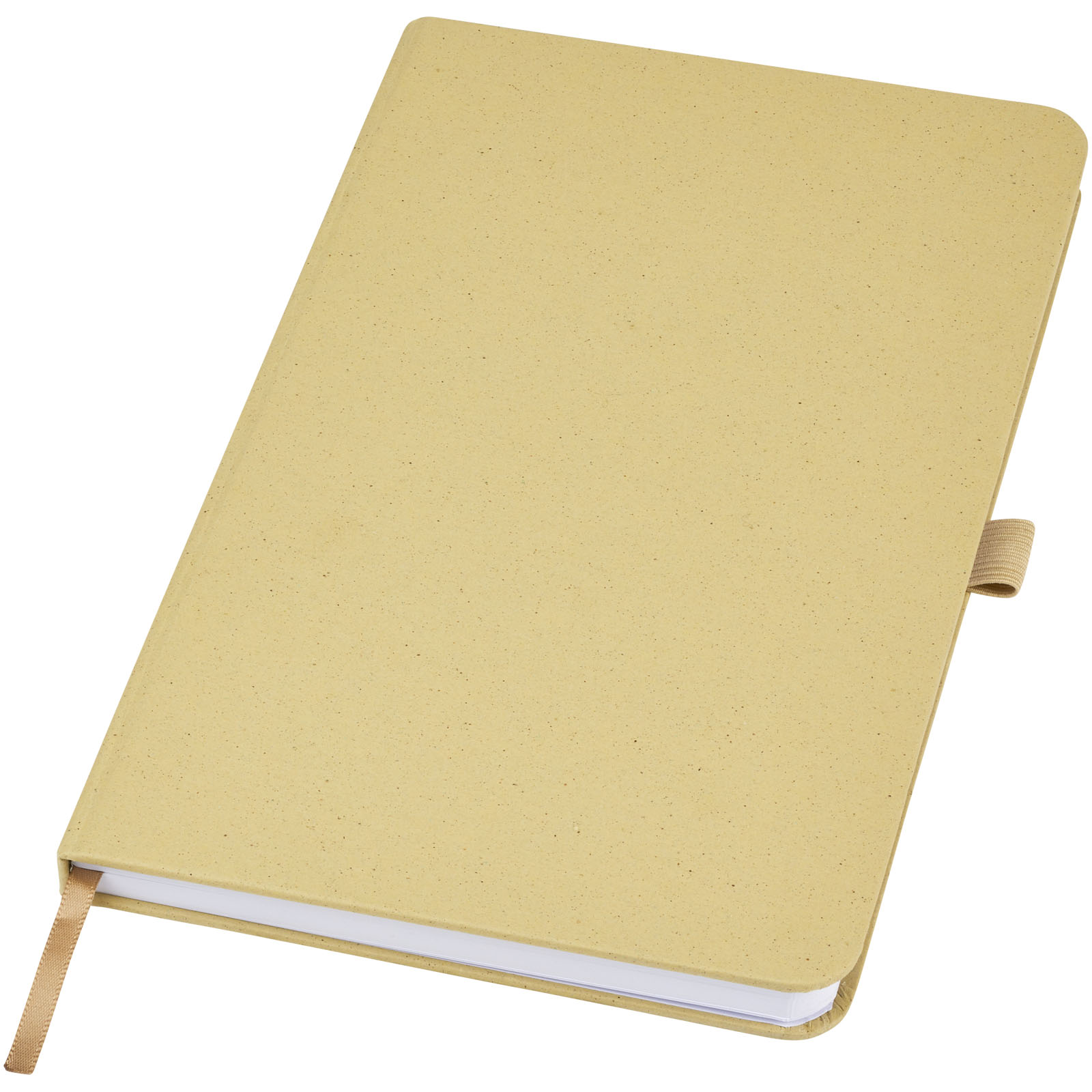 Fabianna Hardcover Notizbuch aus Crush-Papier olive