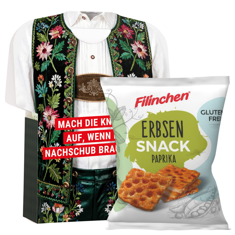 Trikot Box M, Filinchen Erbsen Snack Paprika