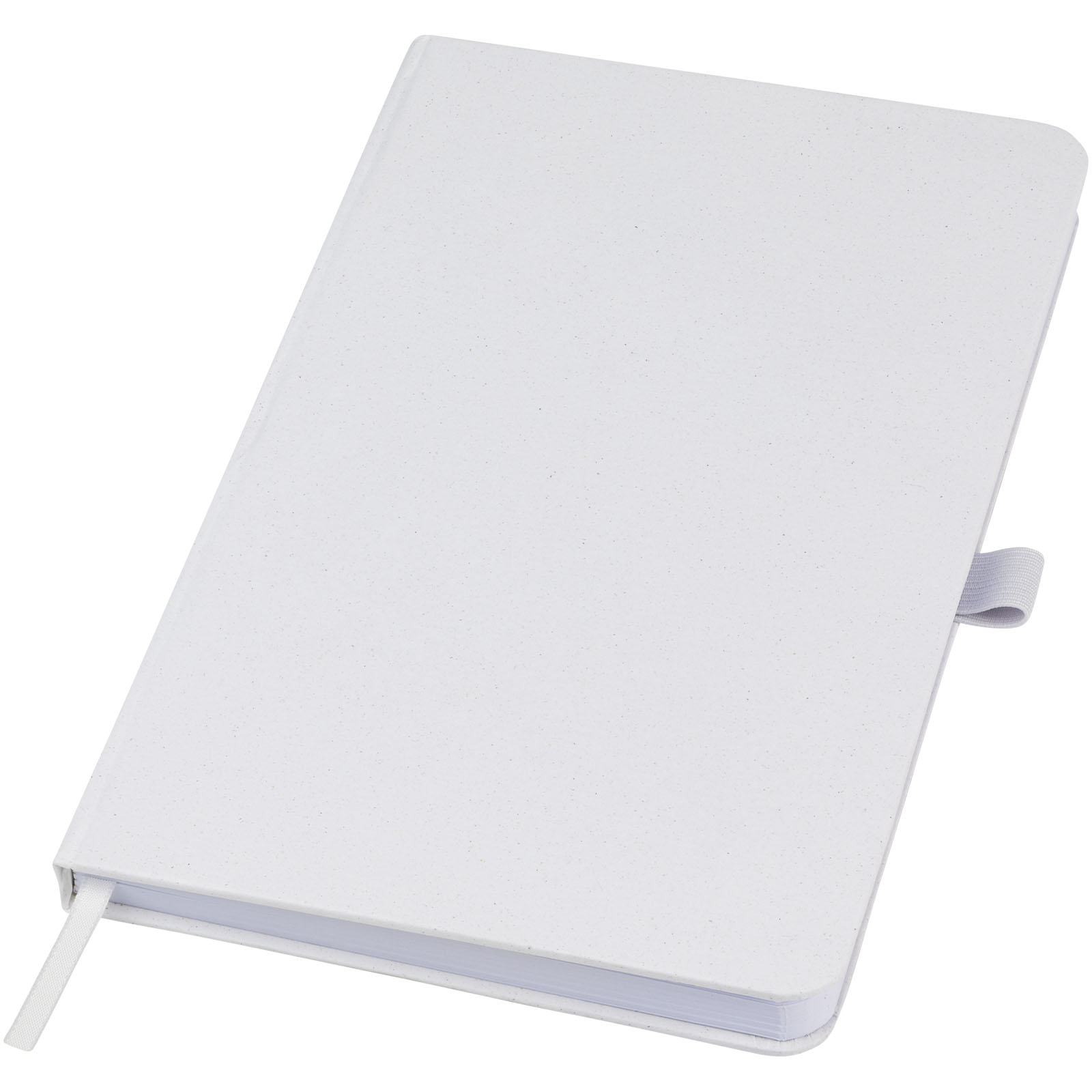 Fabianna Hardcover Notizbuch aus Crush-Papier weiss
