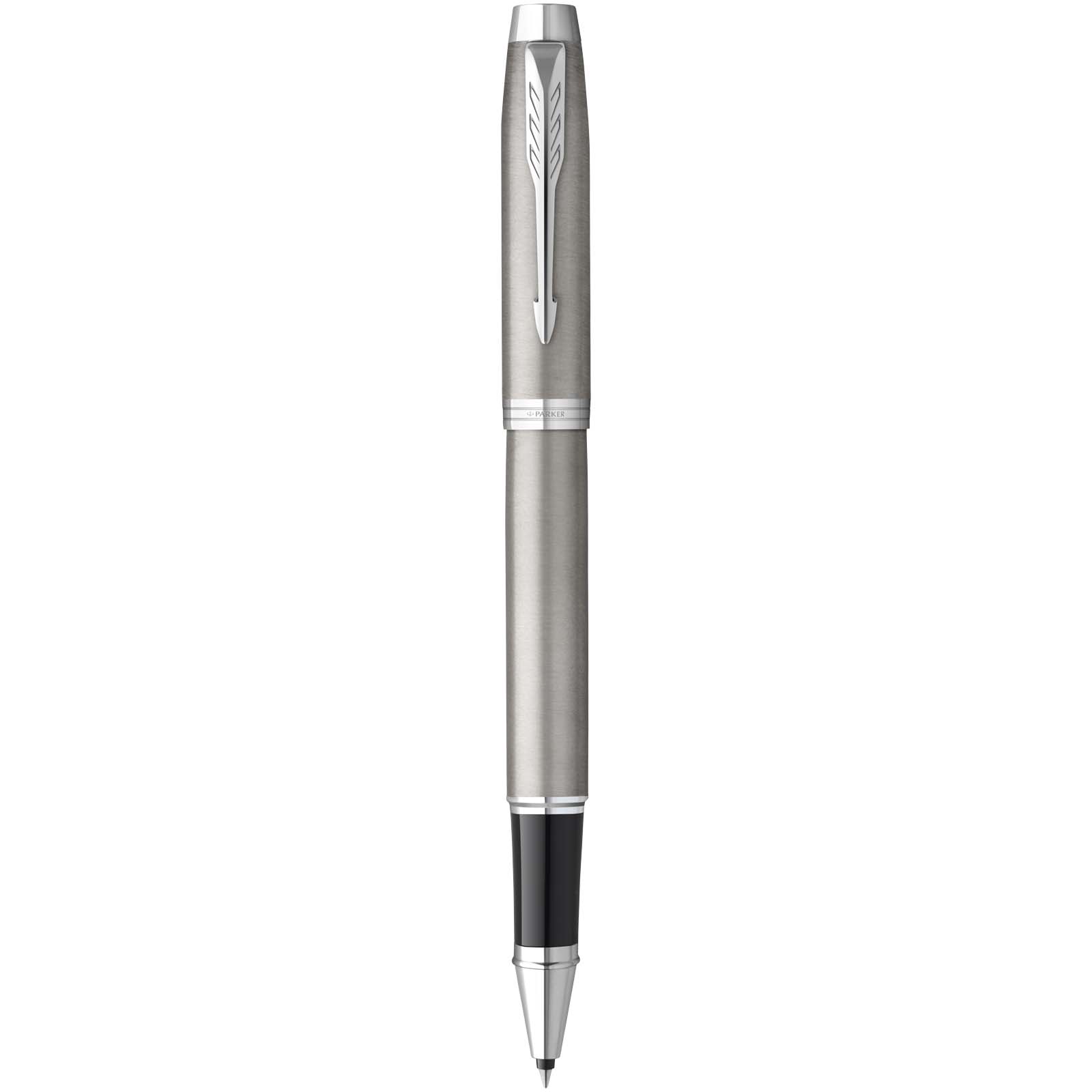 Parker IM Essentials Rollerball und Kugelschreiber Set – silber schwarz