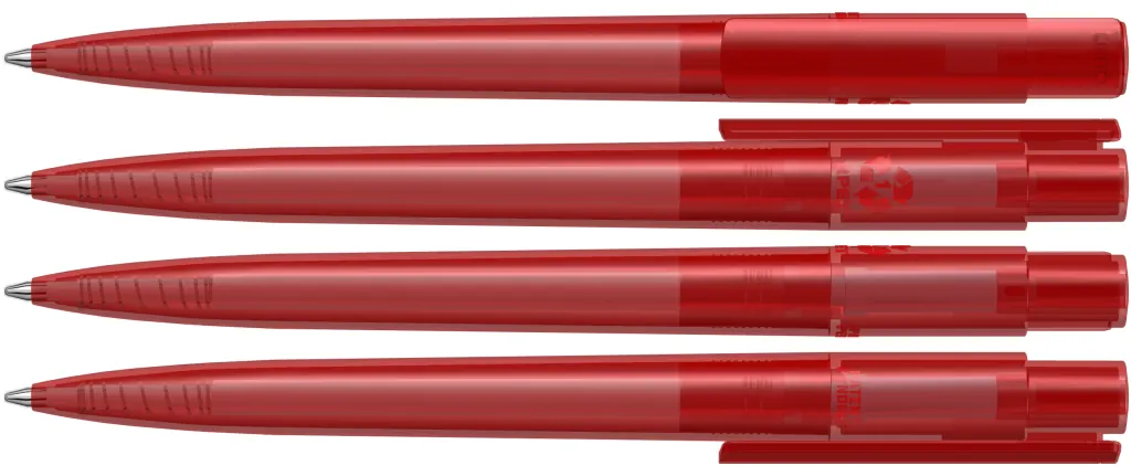 RECYCLED PET PEN PRO transparent Druckkugelschreiber