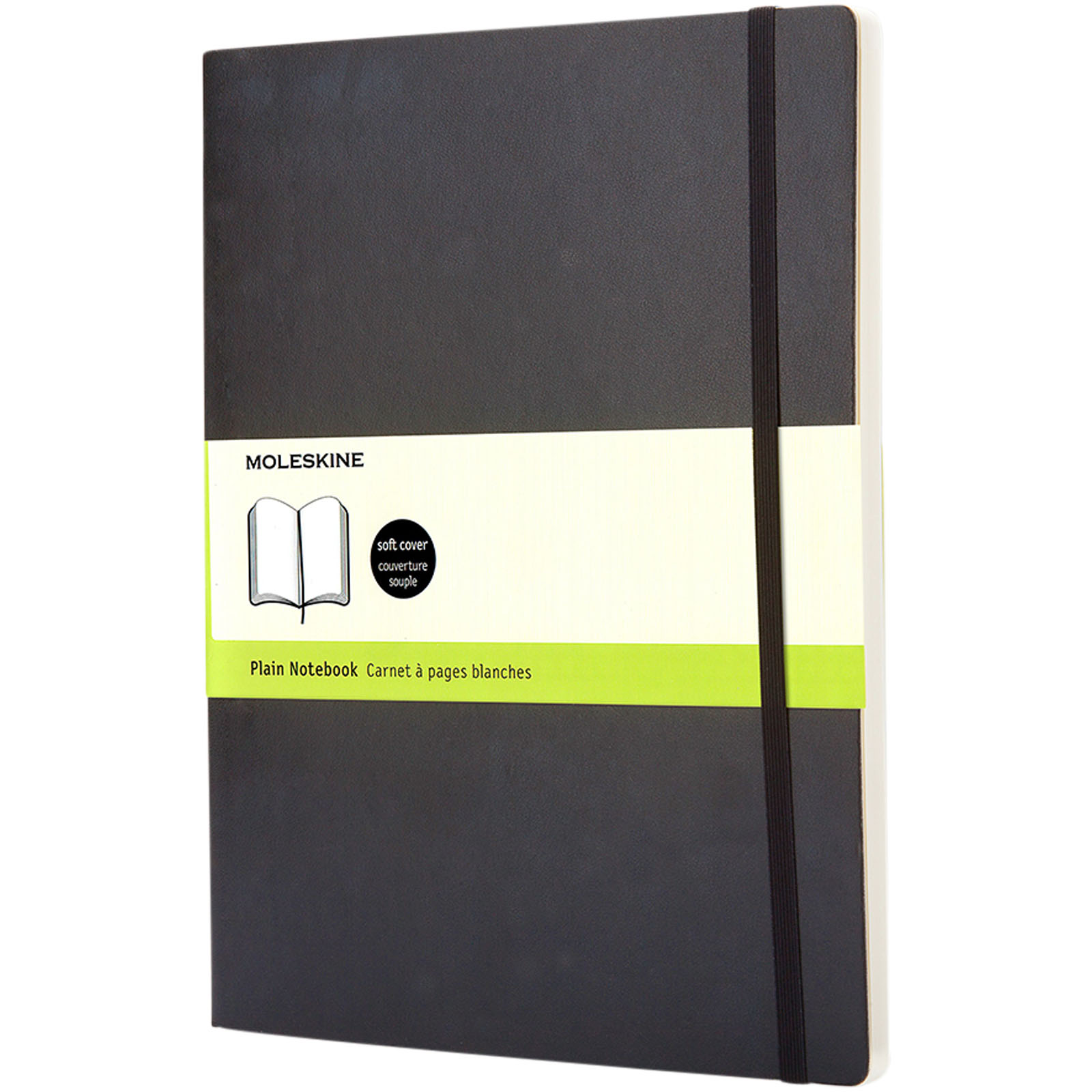 Classic Softcover Notizbuch XL – blanko schwarz