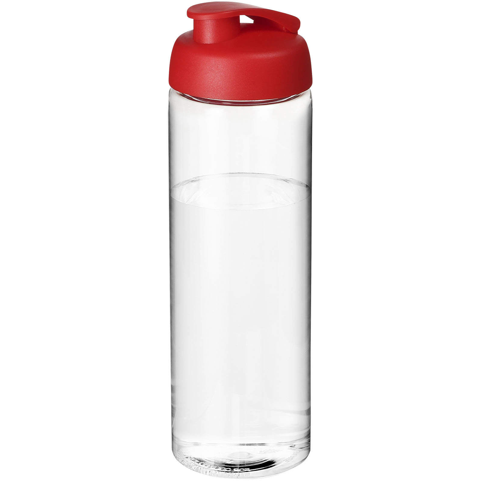 H2O Active® Vibe 850 ml Sportflasche mit Klappdeckel transparent, rot