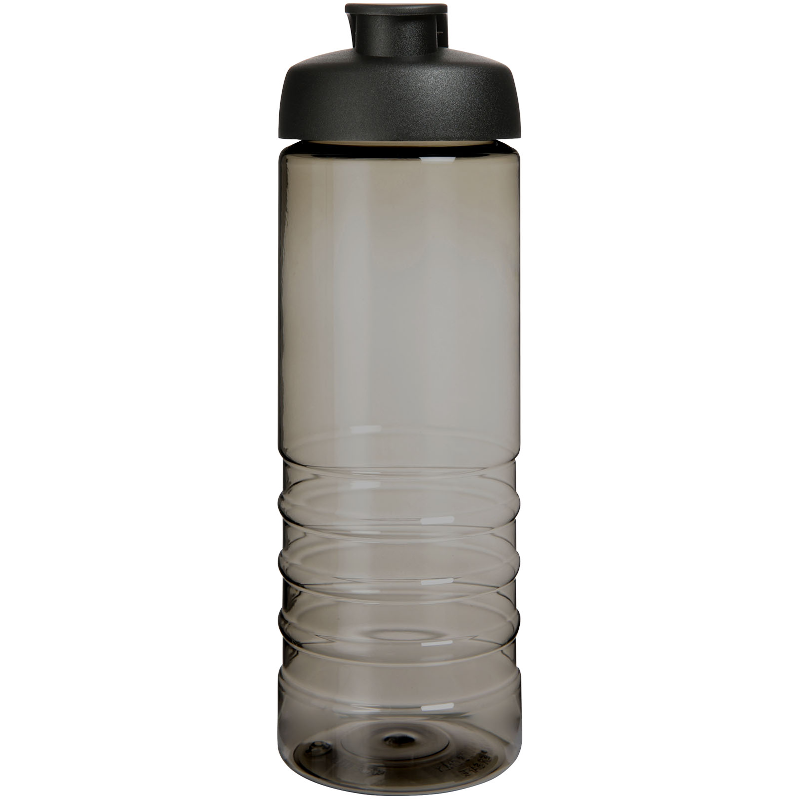 H2O Active® Eco Treble 750 ml Sportflasche mit Stülpdeckel kohle, schwarz