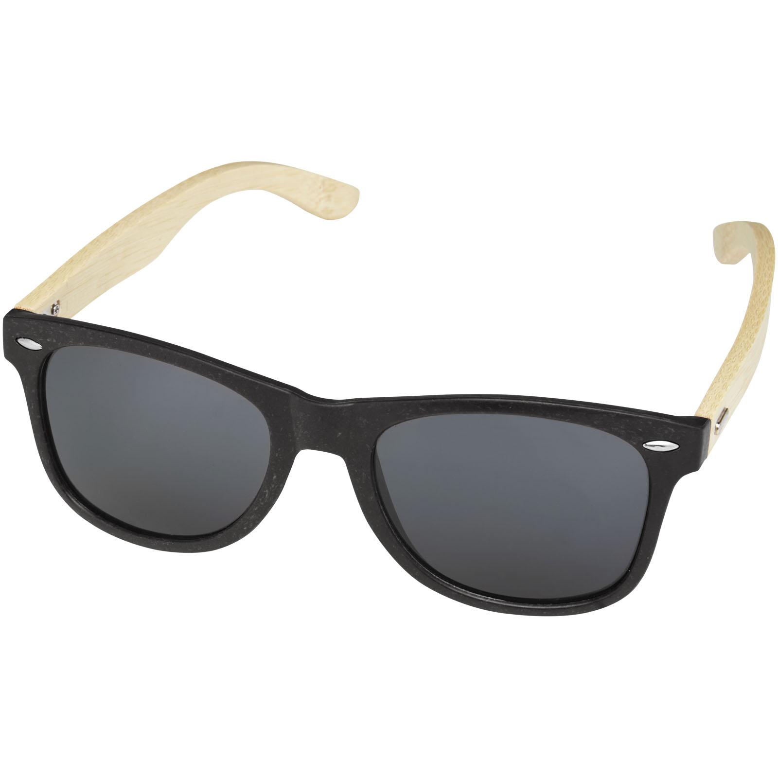 Sun Ray Bambus Sonnenbrille schwarz