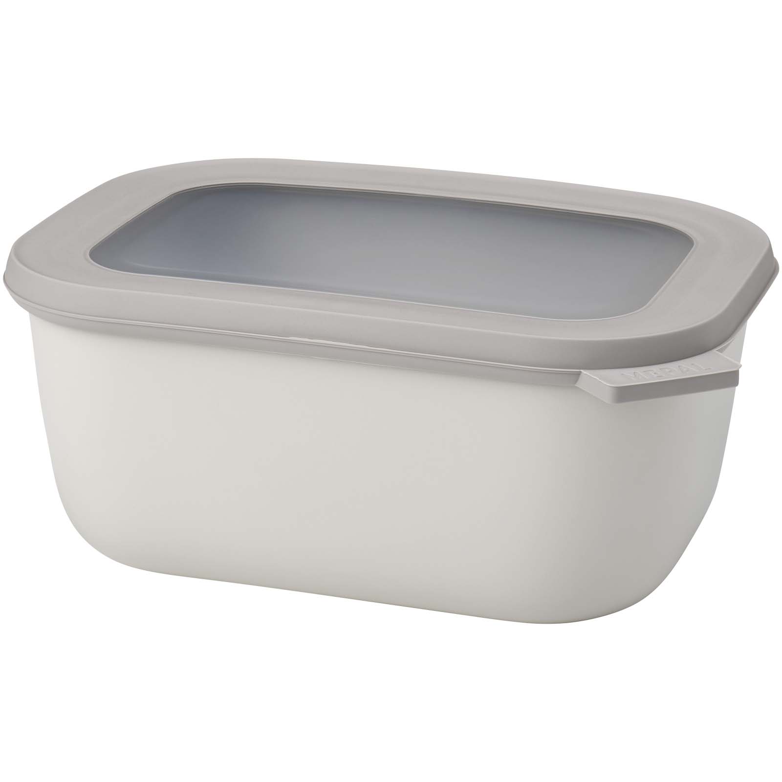 Mepal Cirqula 1500 ml rechteckige Mehrzweck-Schale weiss