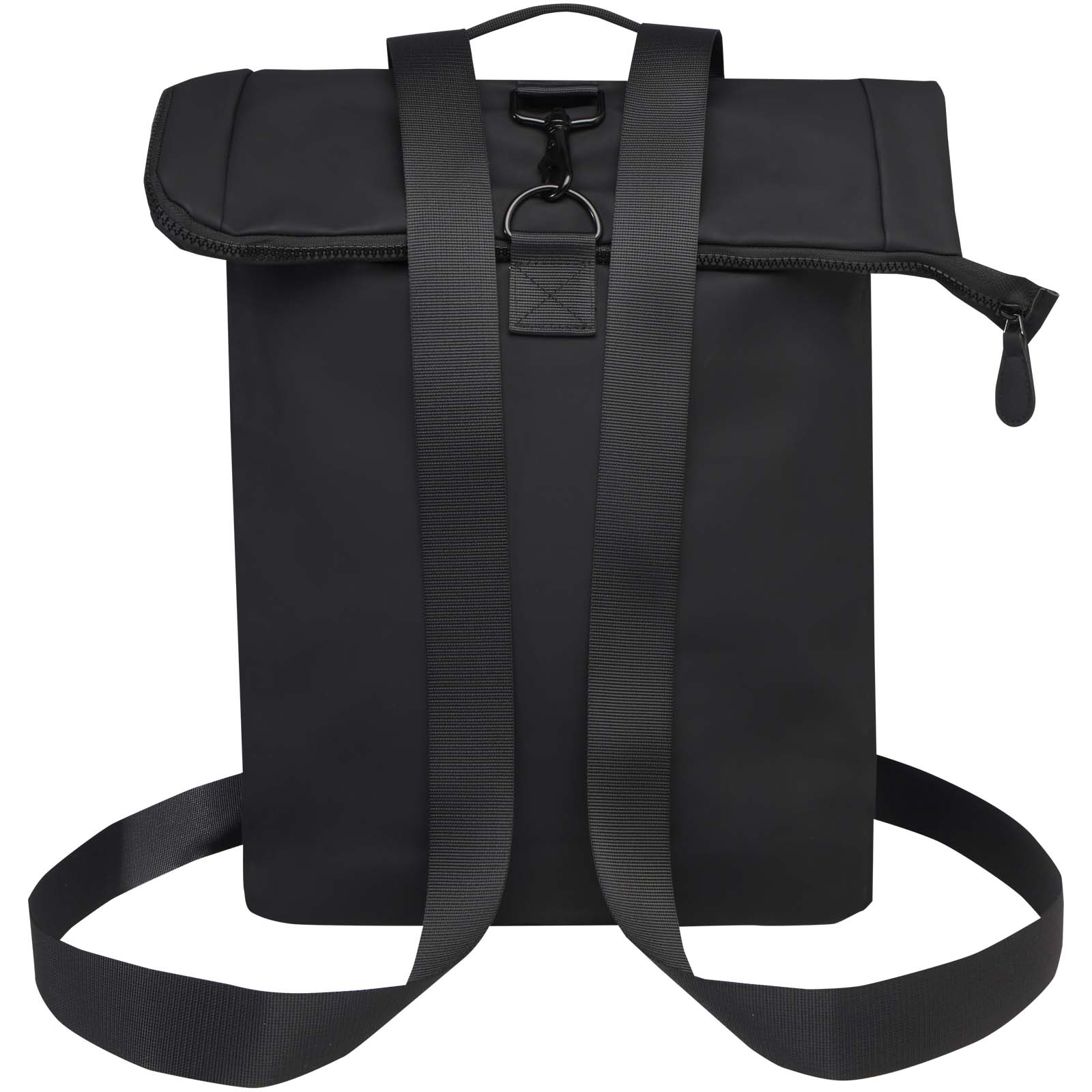 Turner 15,6" GRS-recycelter Rolltop Laptop-Rucksack 12 L schwarz