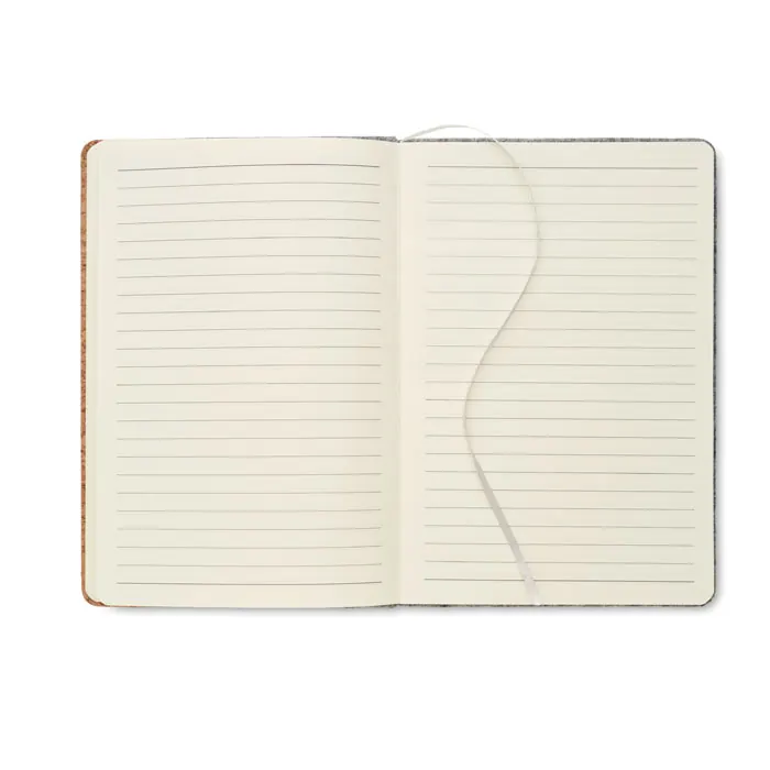 DIN A5 Notizbuch RPET-Filz