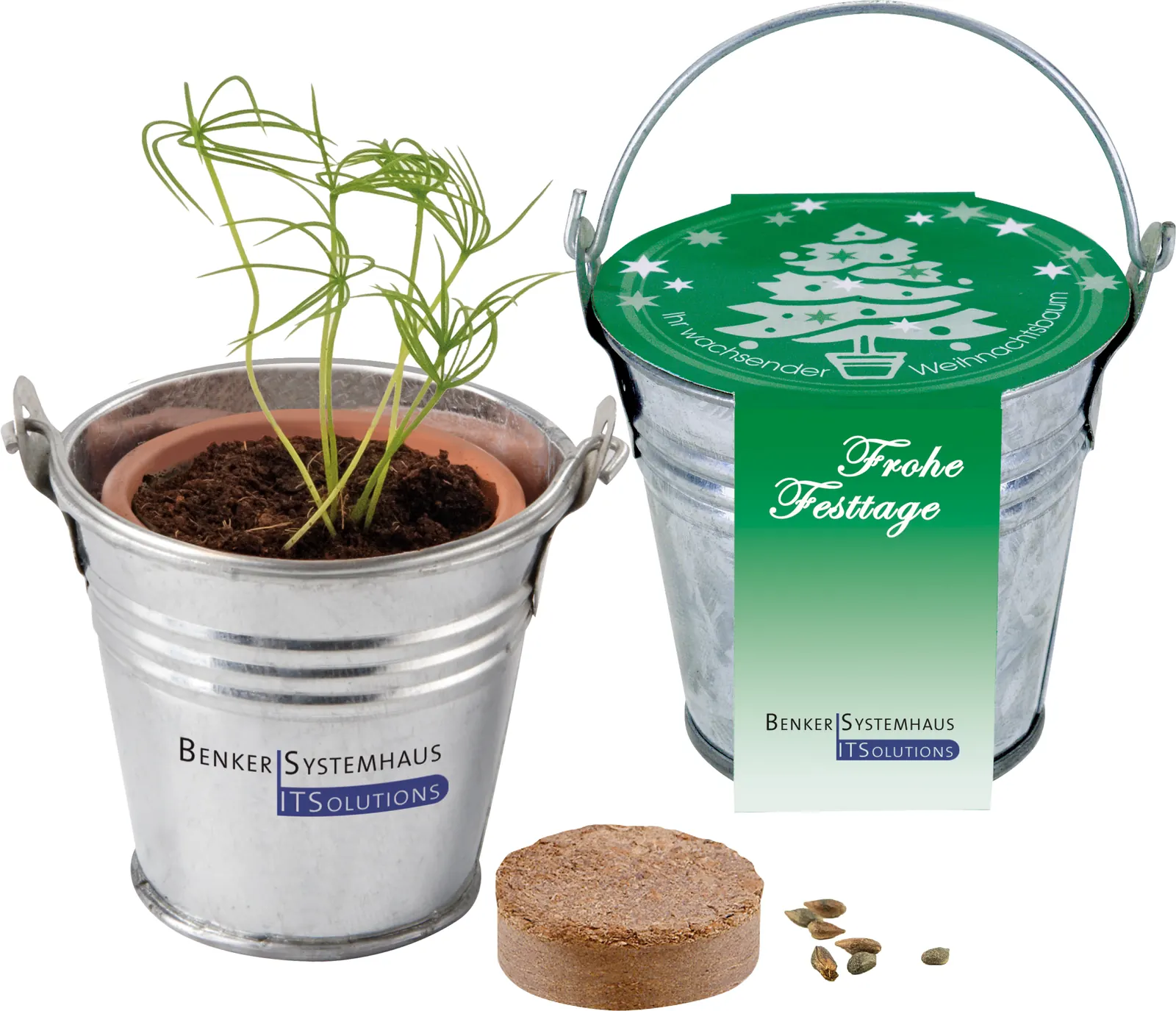 Eimerchen Frohe Festtage